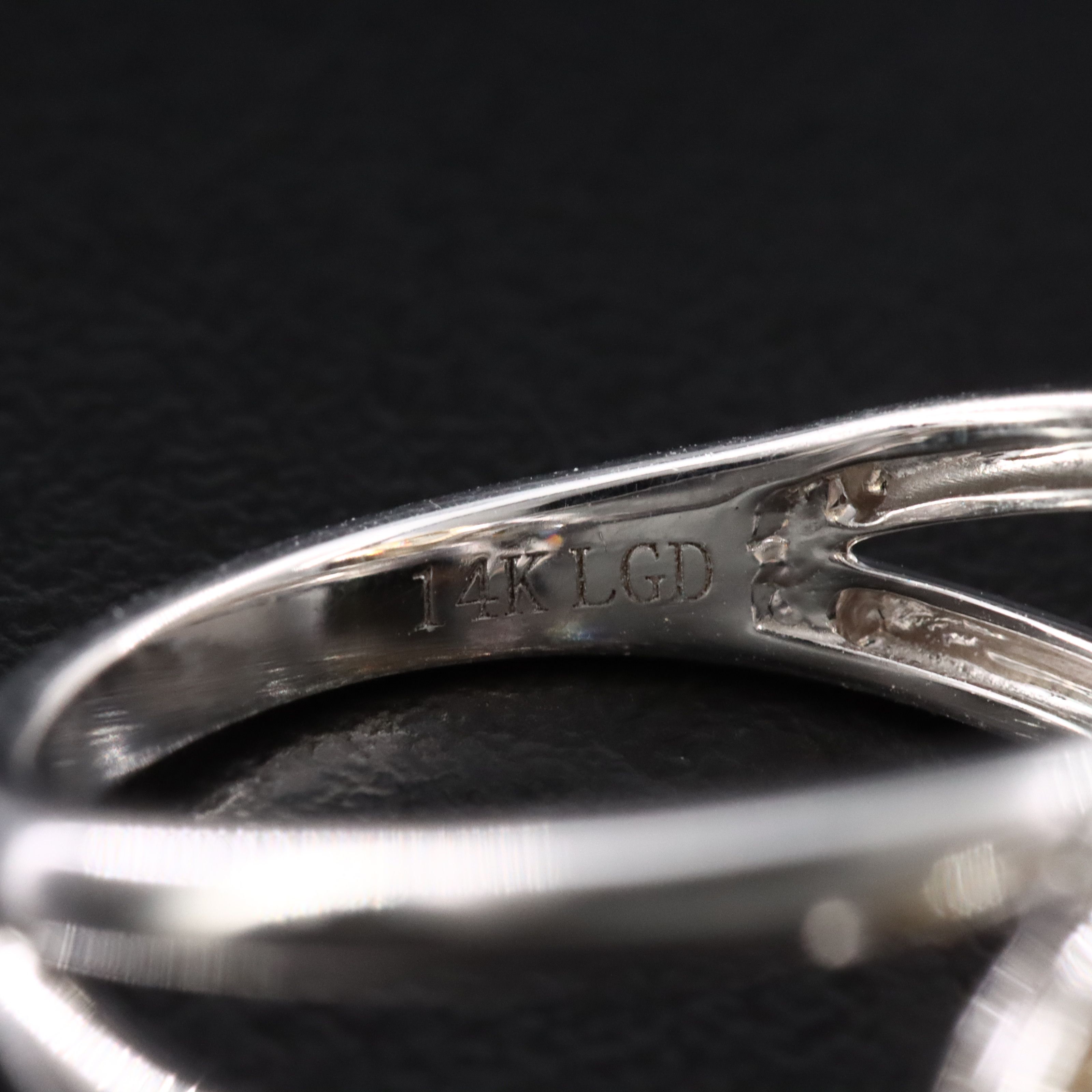 14K 4.38 CTW Lab Grown Fancy Yellow Diamond Toi et Moi Ring