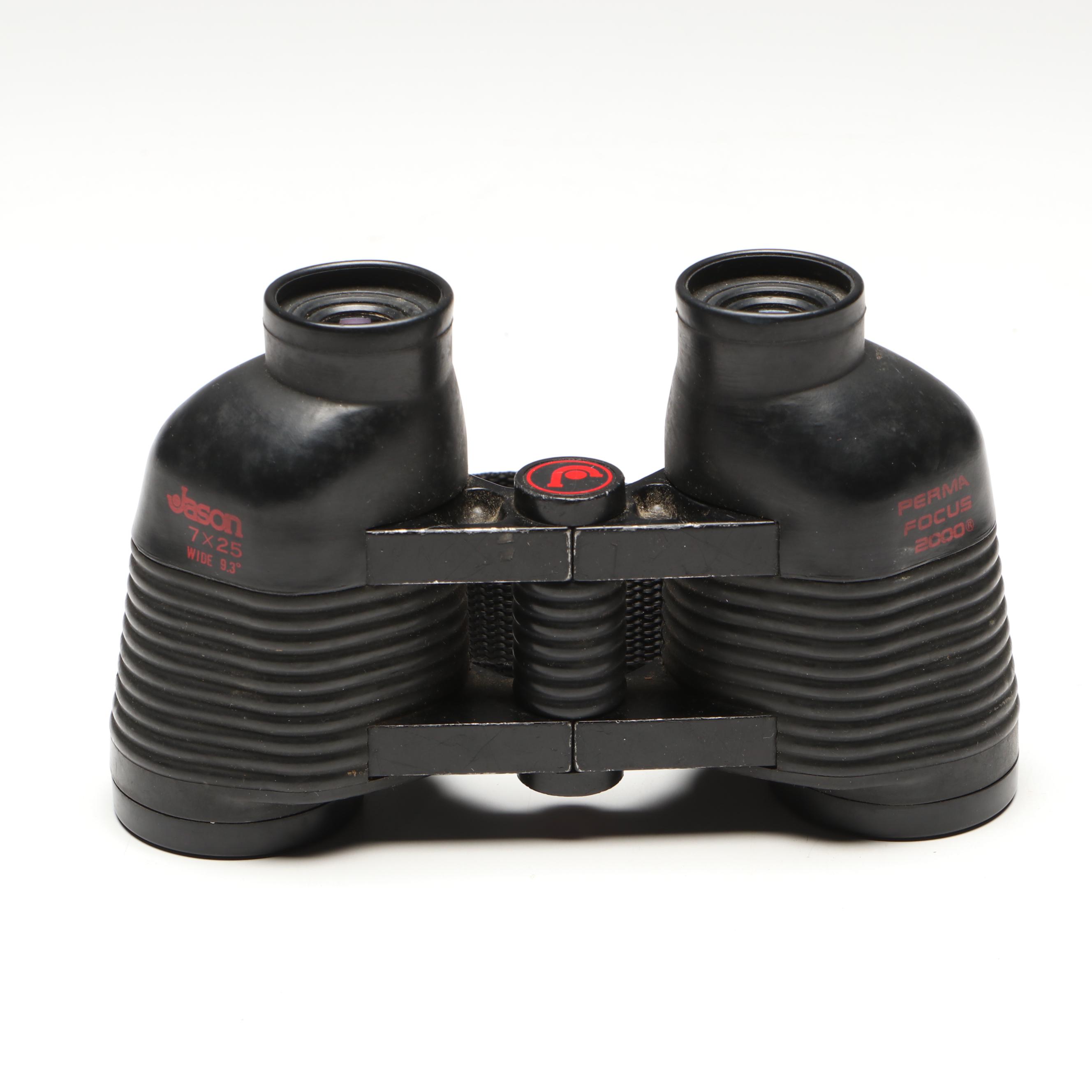 Jason Permafocus 2000 Binoculars with US Military Patches