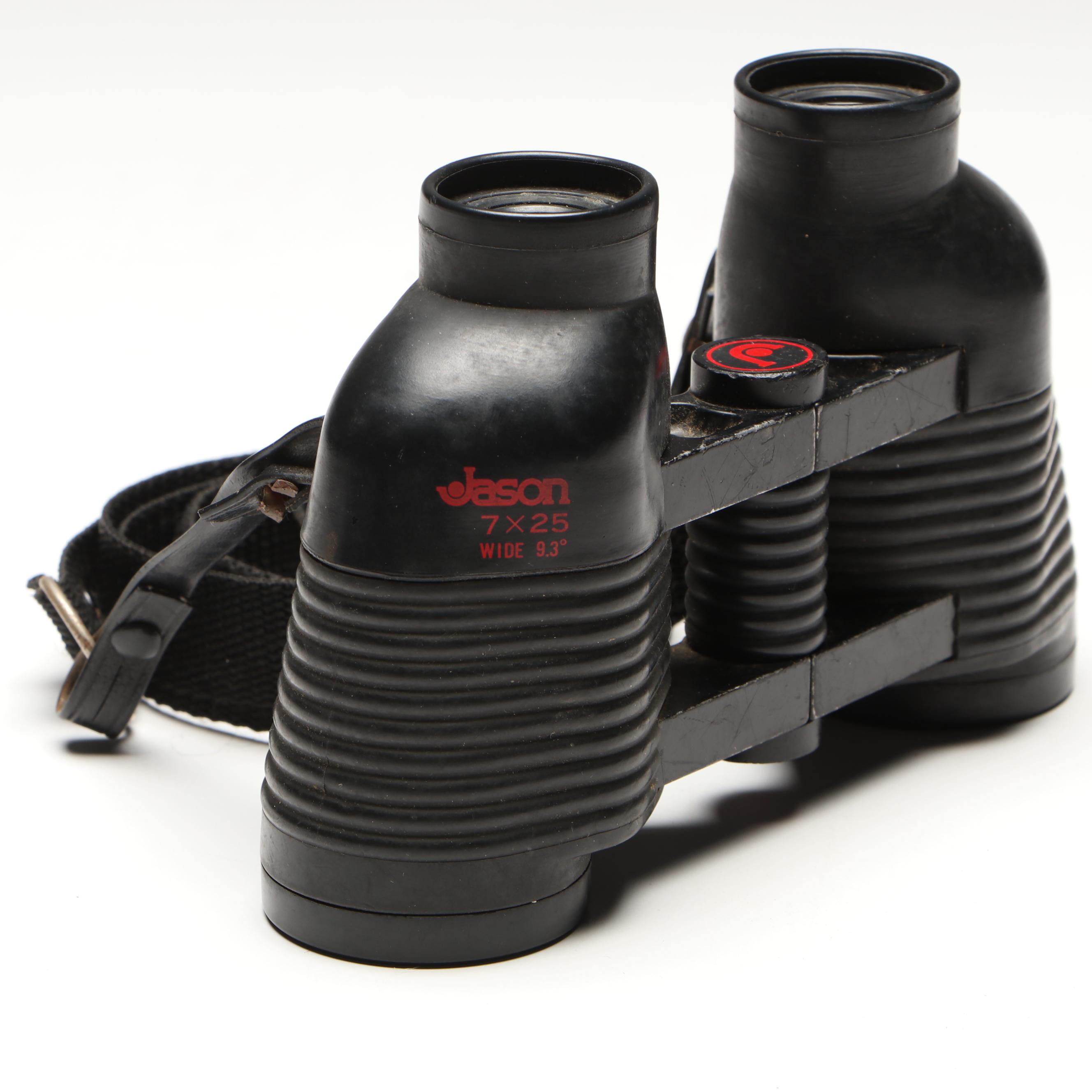 Jason Permafocus 2000 Binoculars with US Military Patches