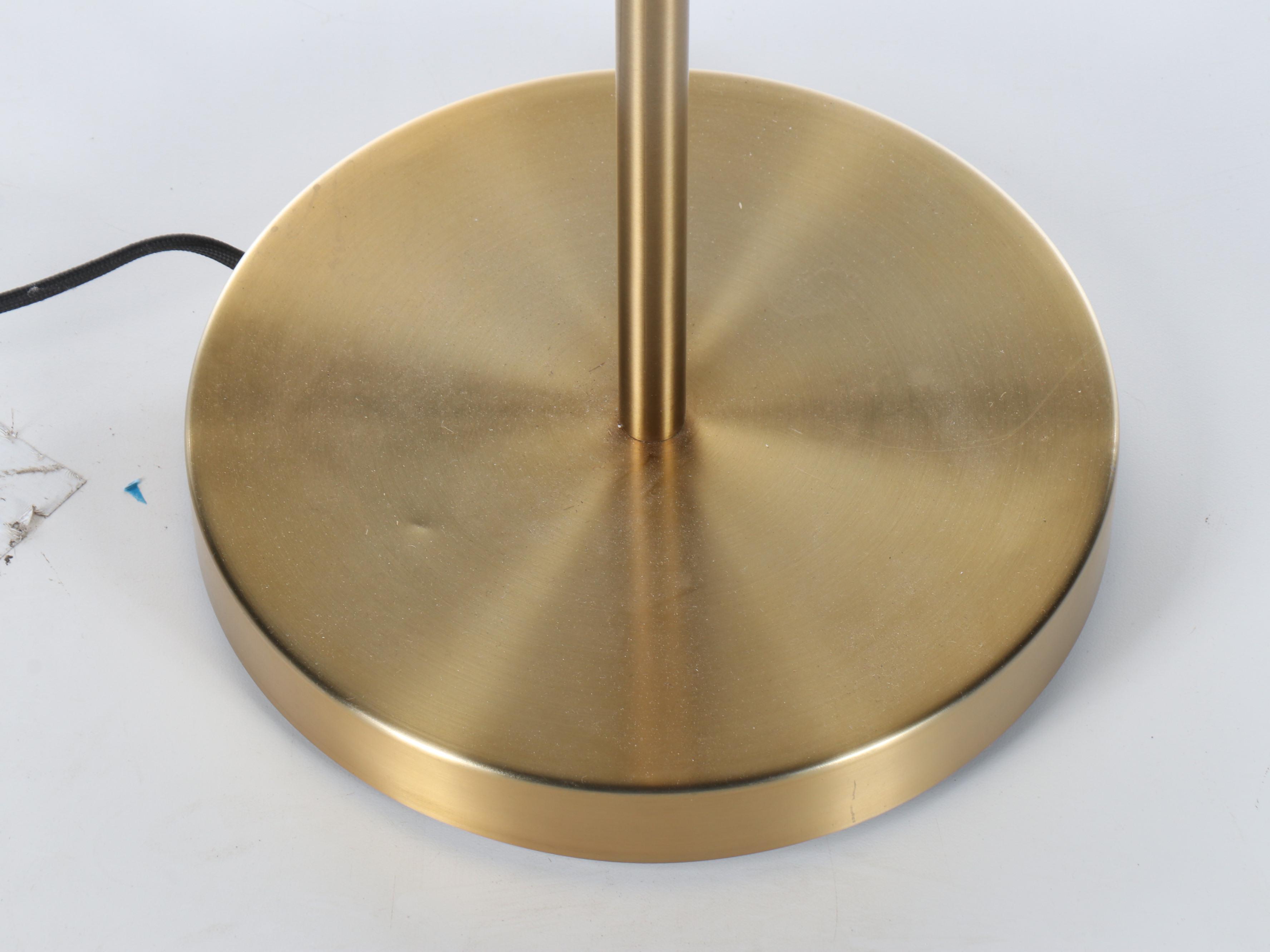 Project 62 Attr. Brushed Brass Cantilever Floor Lamp, 2020