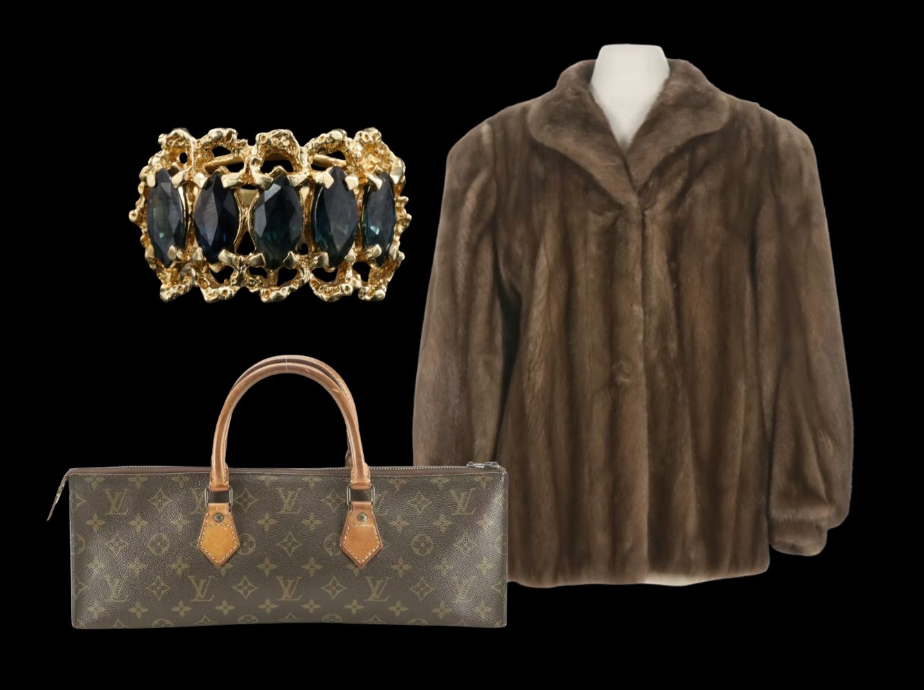Vintage Furs, Fashion & Jewelry