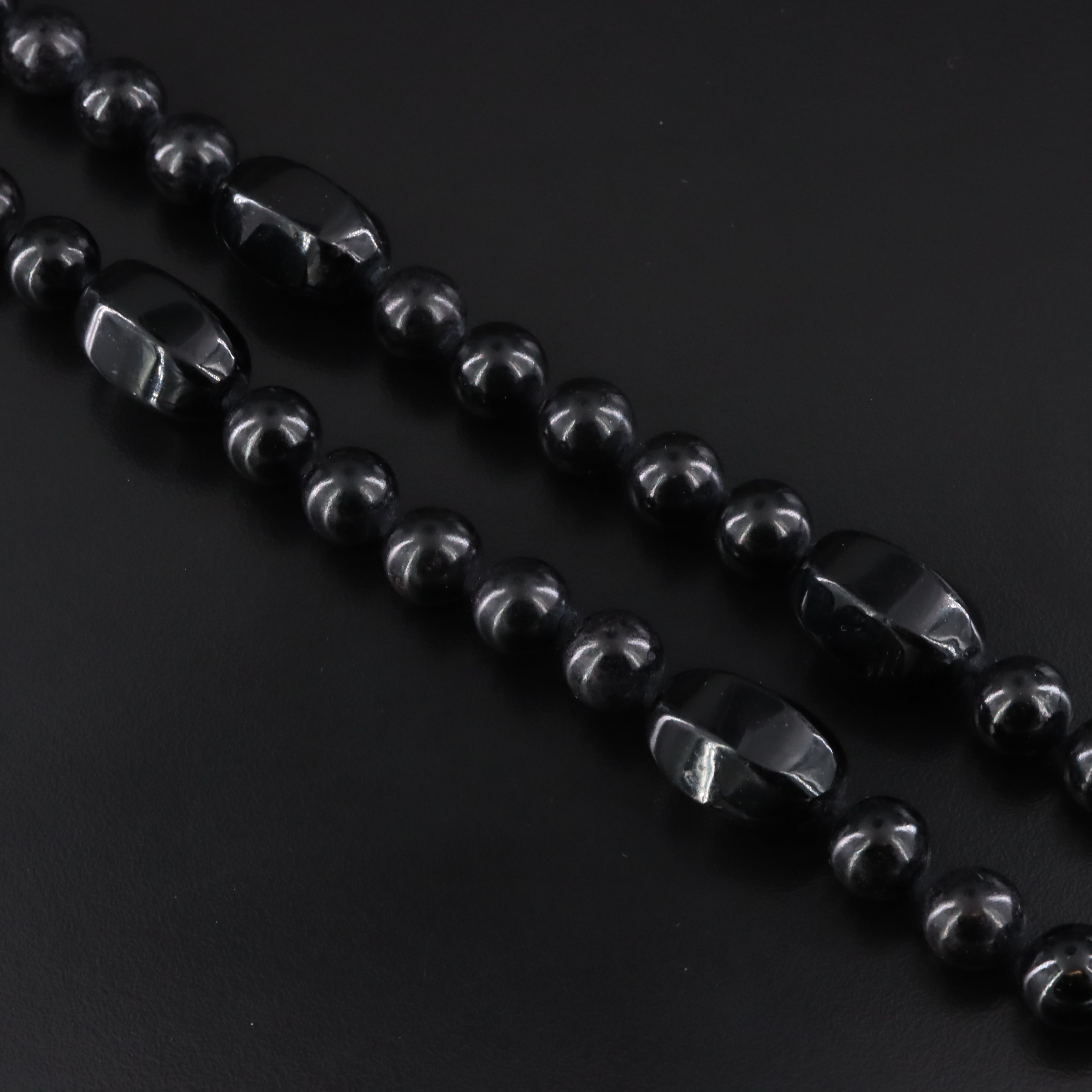 Black Onyx Lucky Elephant Necklace