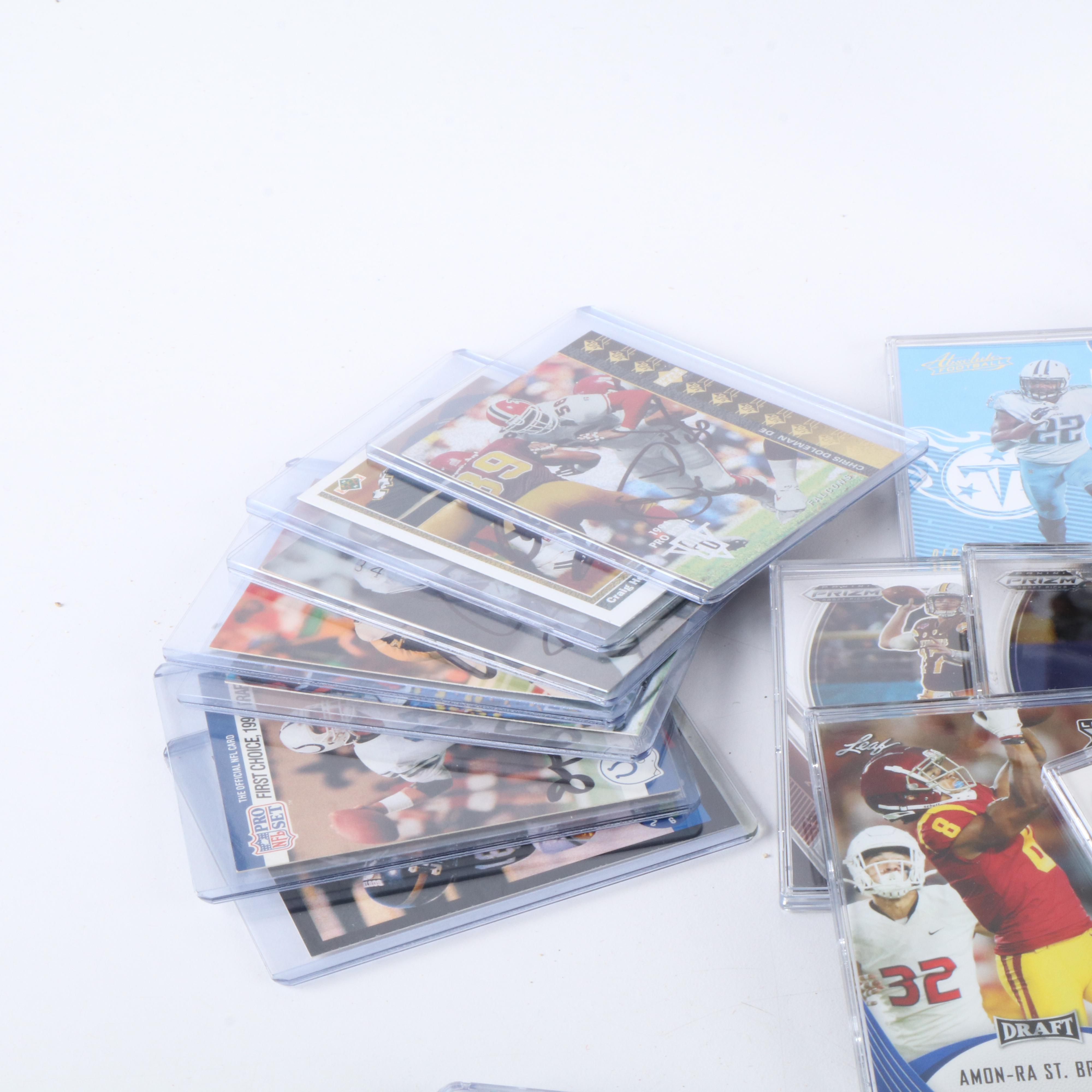 600+ Football Cards with Harper, Ross, Johnson, and Doleman Signed