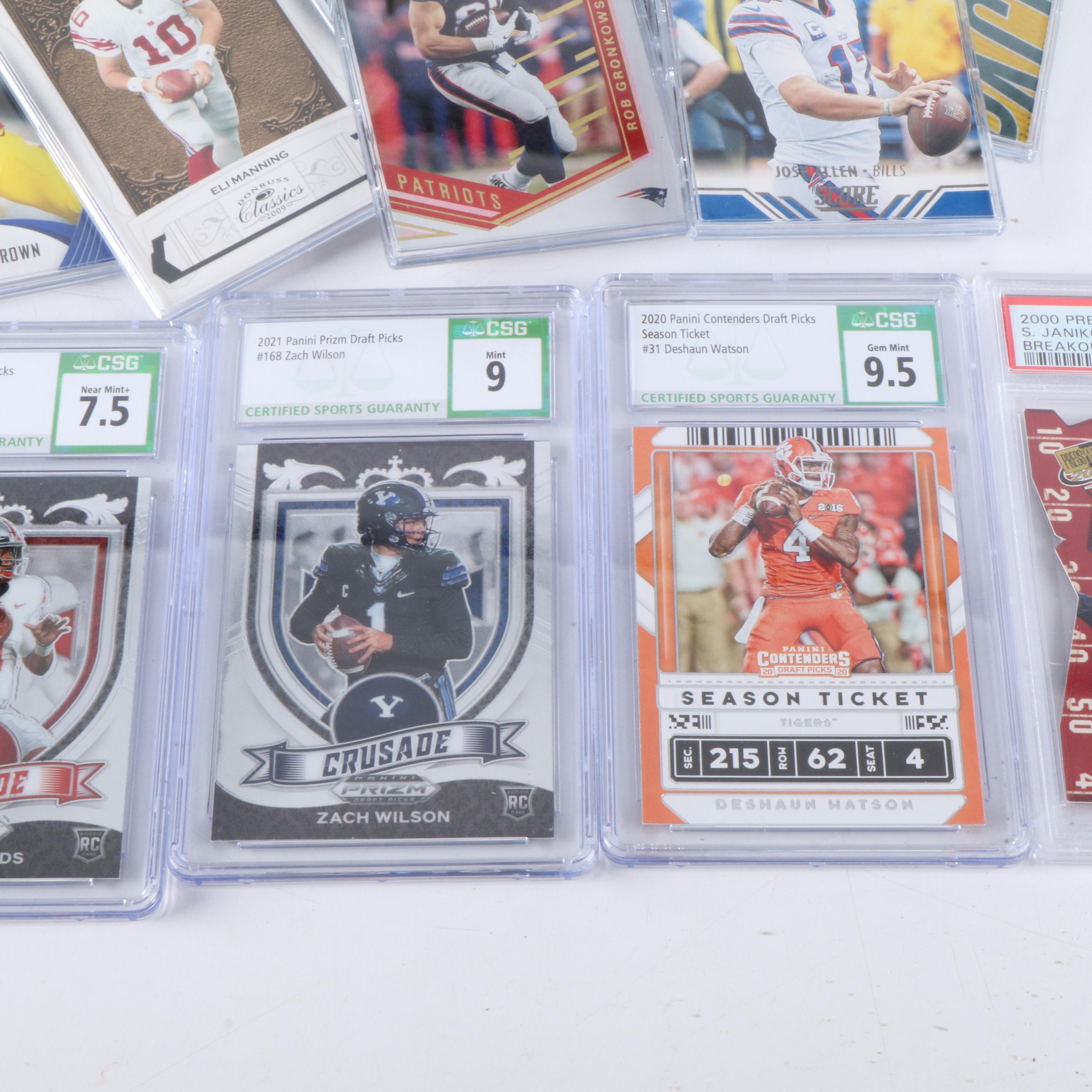 600+ Football Cards with Harper, Ross, Johnson, and Doleman Signed