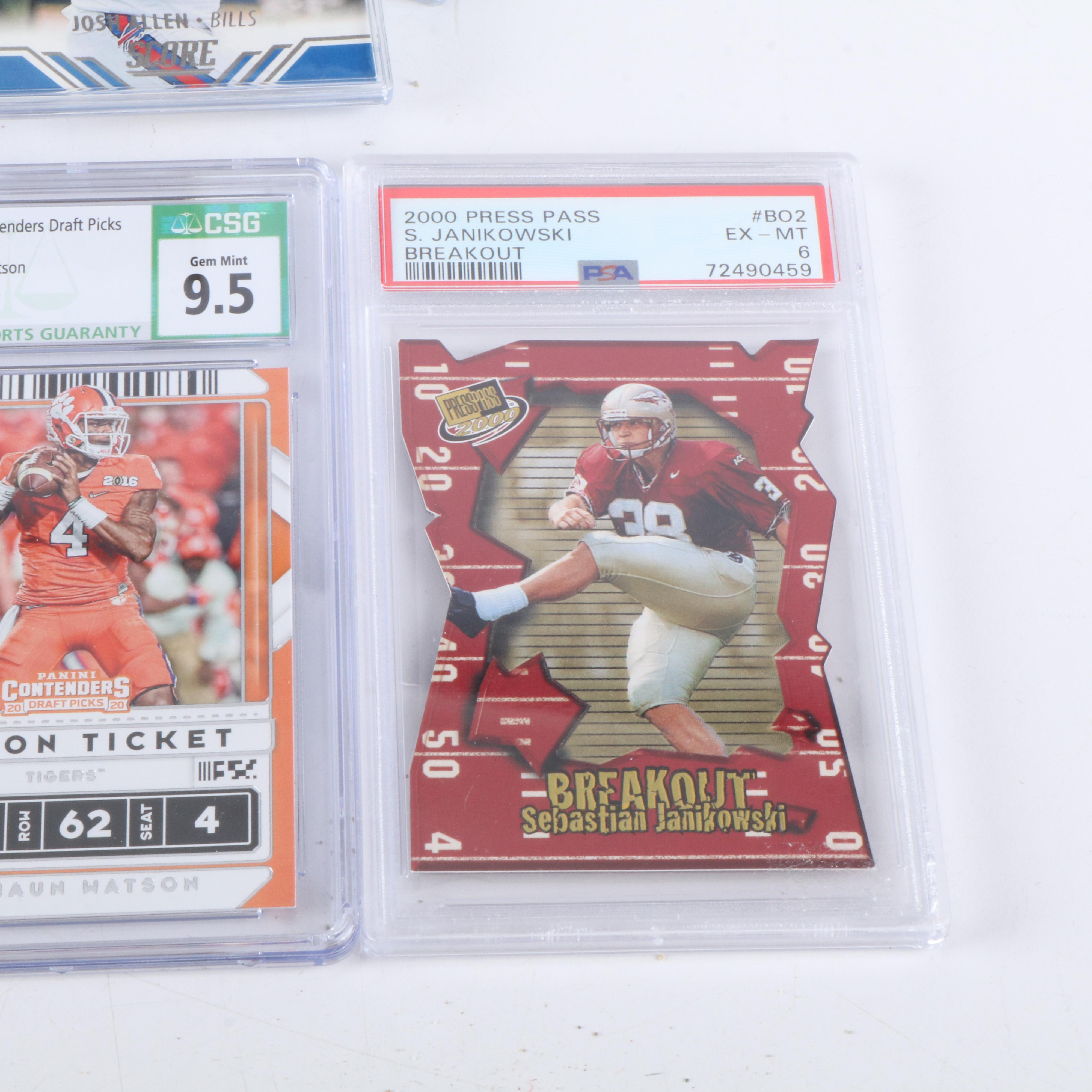 600+ Football Cards with Harper, Ross, Johnson, and Doleman Signed