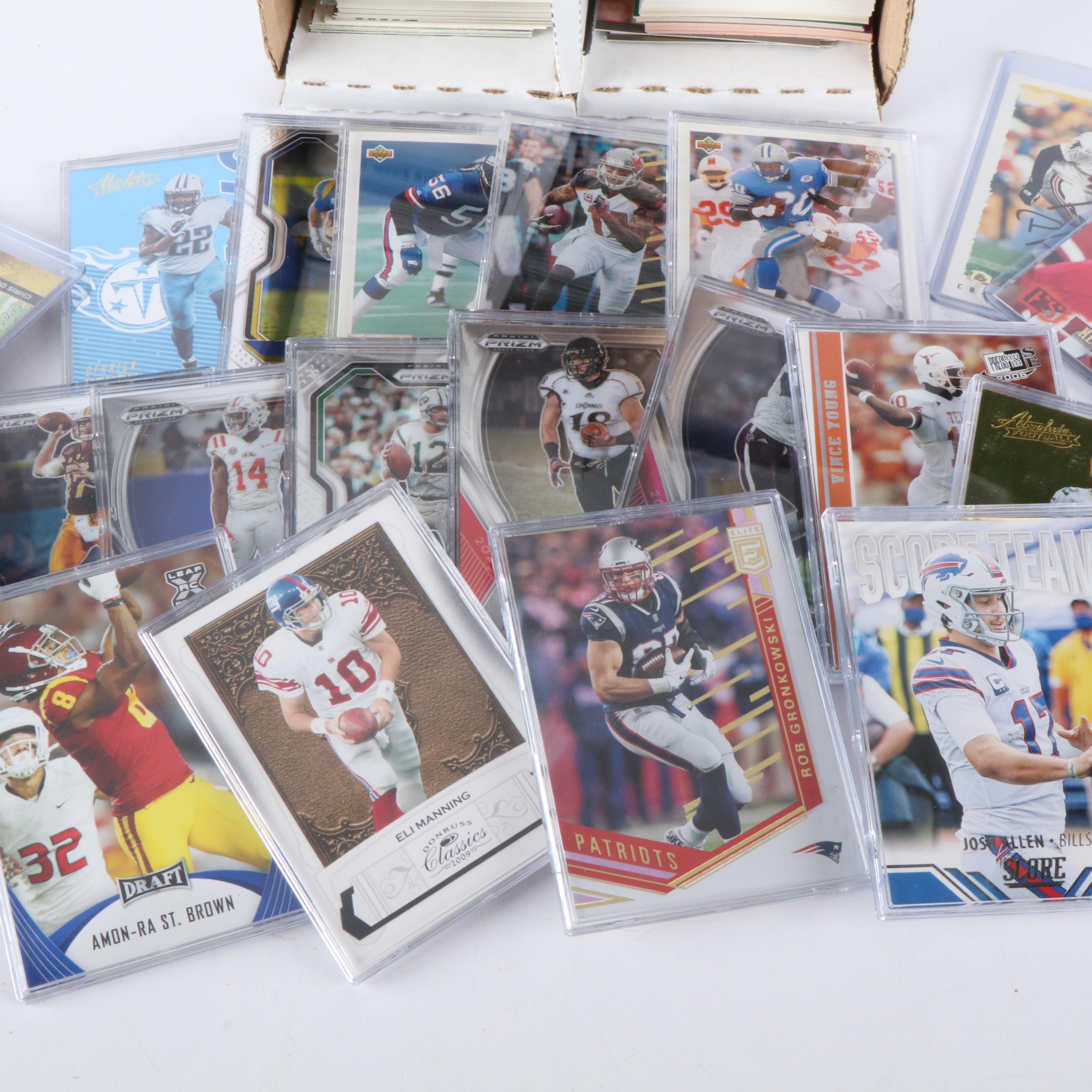 600+ Football Cards with Harper, Ross, Johnson, and Doleman Signed