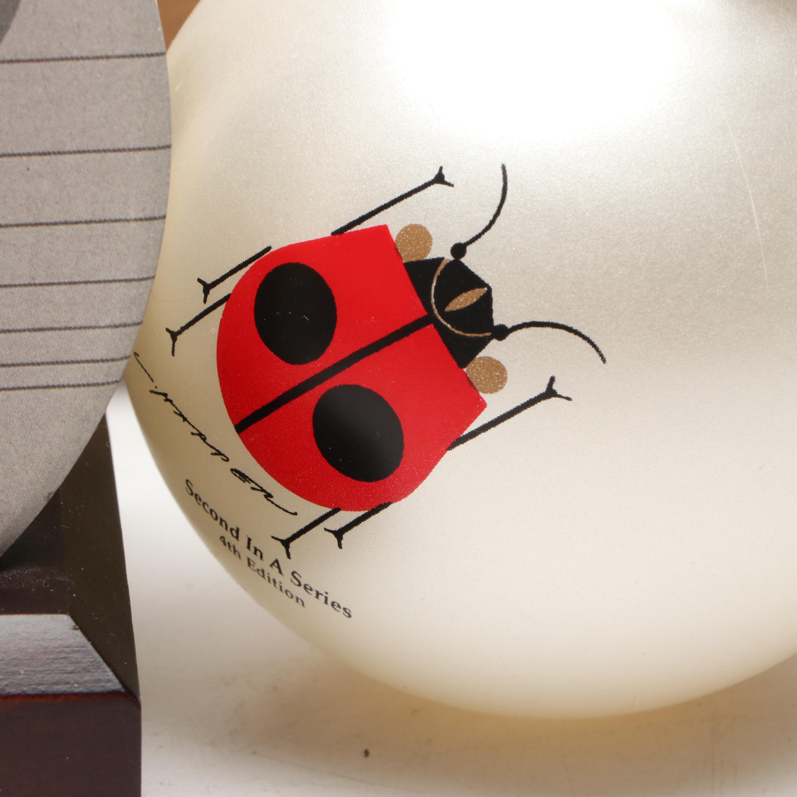 Charley Harper Coasters, Ornament, and Framed Cross-Stitch Panel