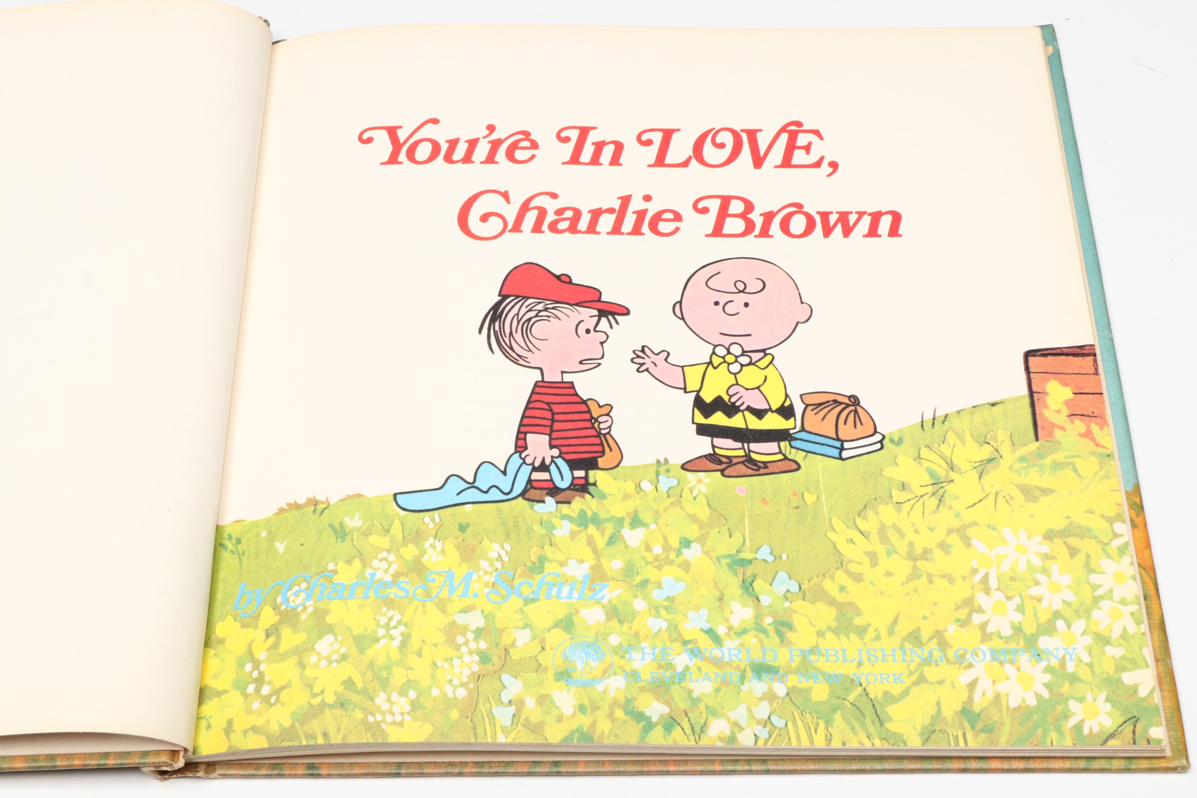 First Edition "You're In Love, Charlie Brown" by Charles M. Schulz,, 1968