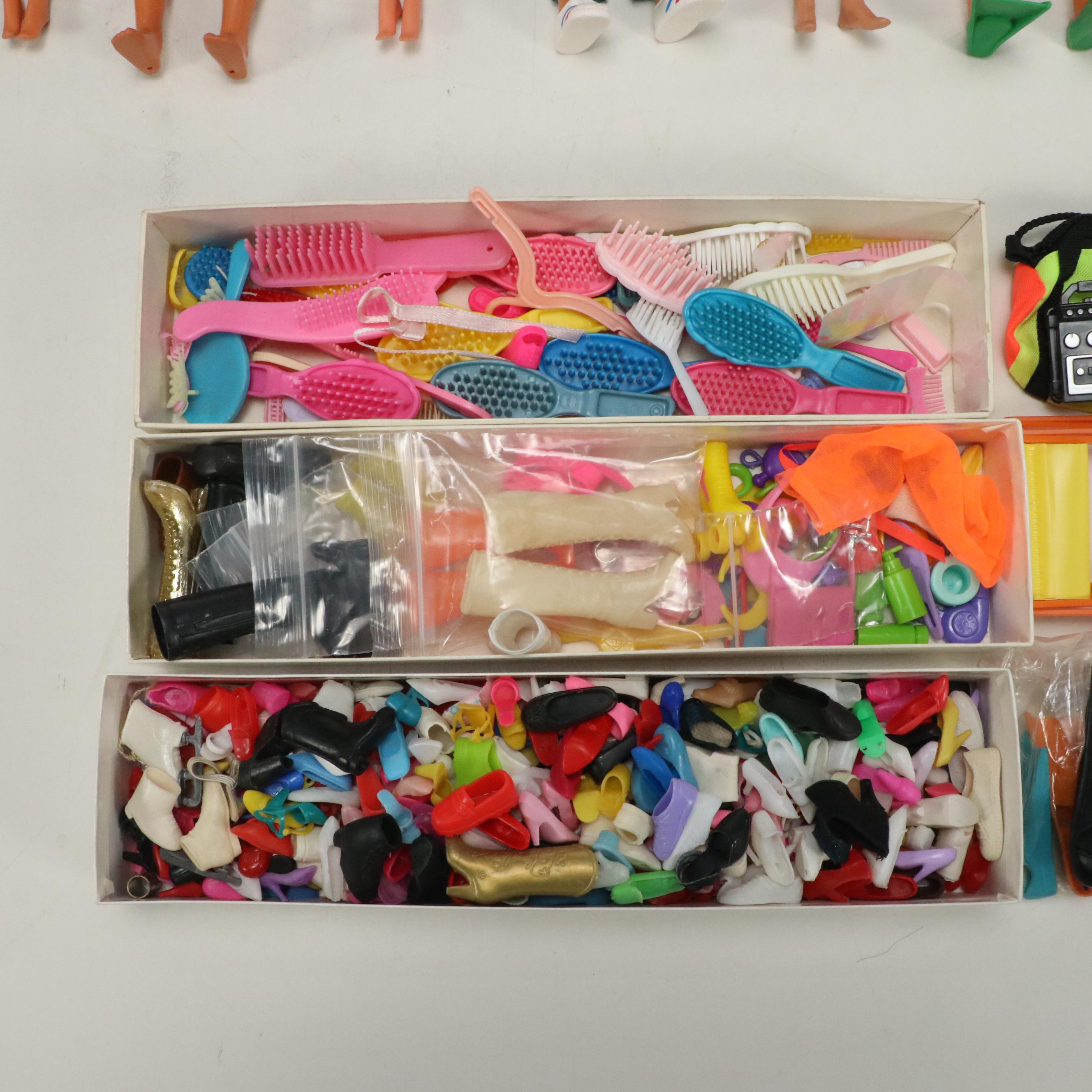 Mattel Barbie, Ken and Other Dolls and Accessories, Mid to Late 20th C.