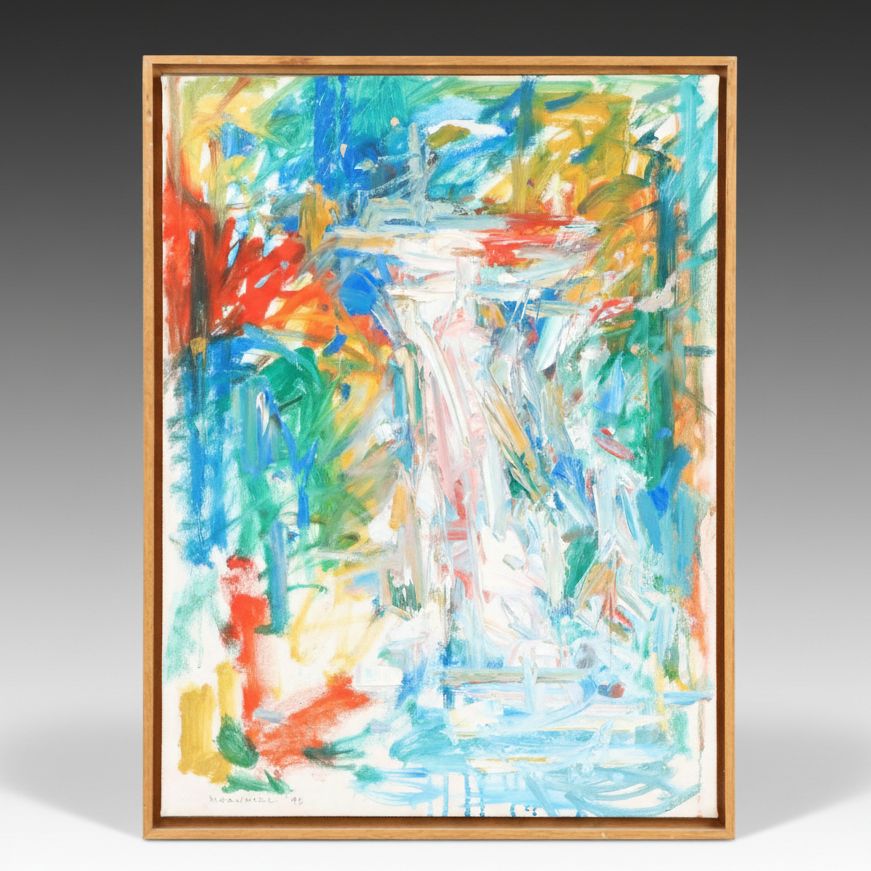 Jack Meanwell Oil Painting on Canvas, 1995