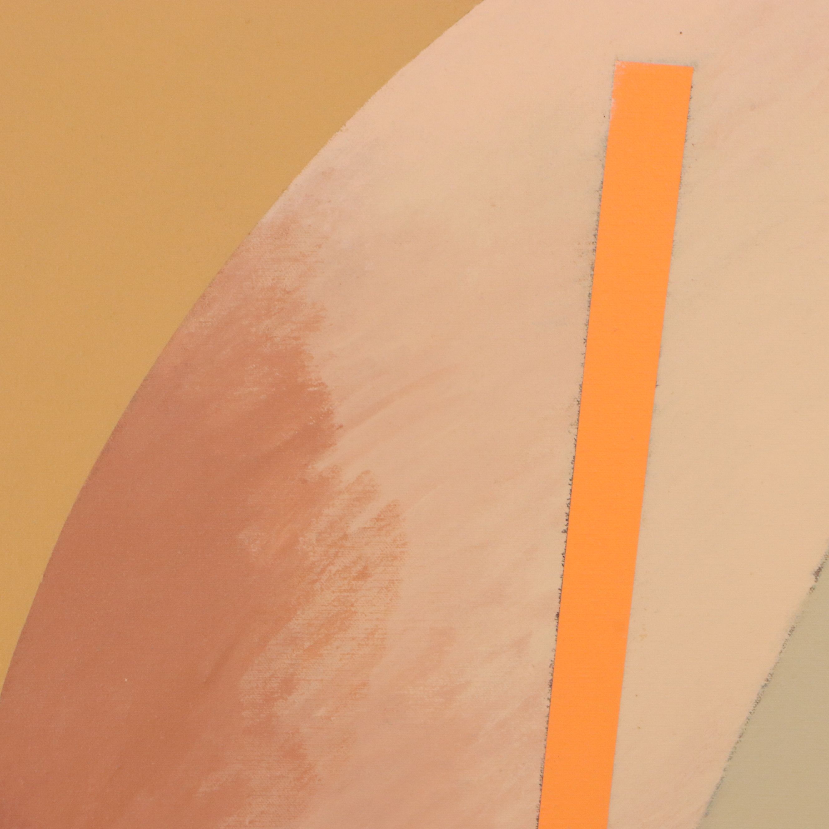 Walter Stomps Modernist Geometric Large-Scale Oil Painting, Late 20th Century