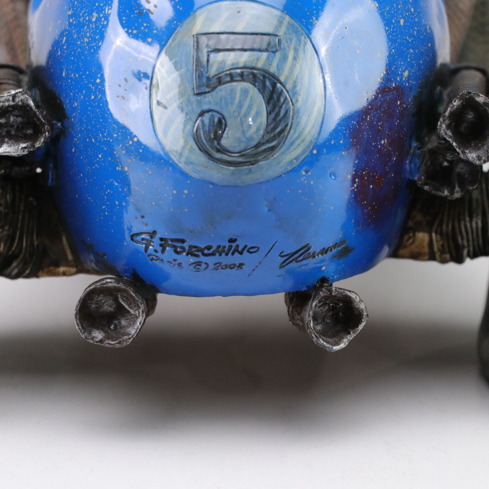 Guillermo Forchino "The Blue Hurricane" Figurine, 2004