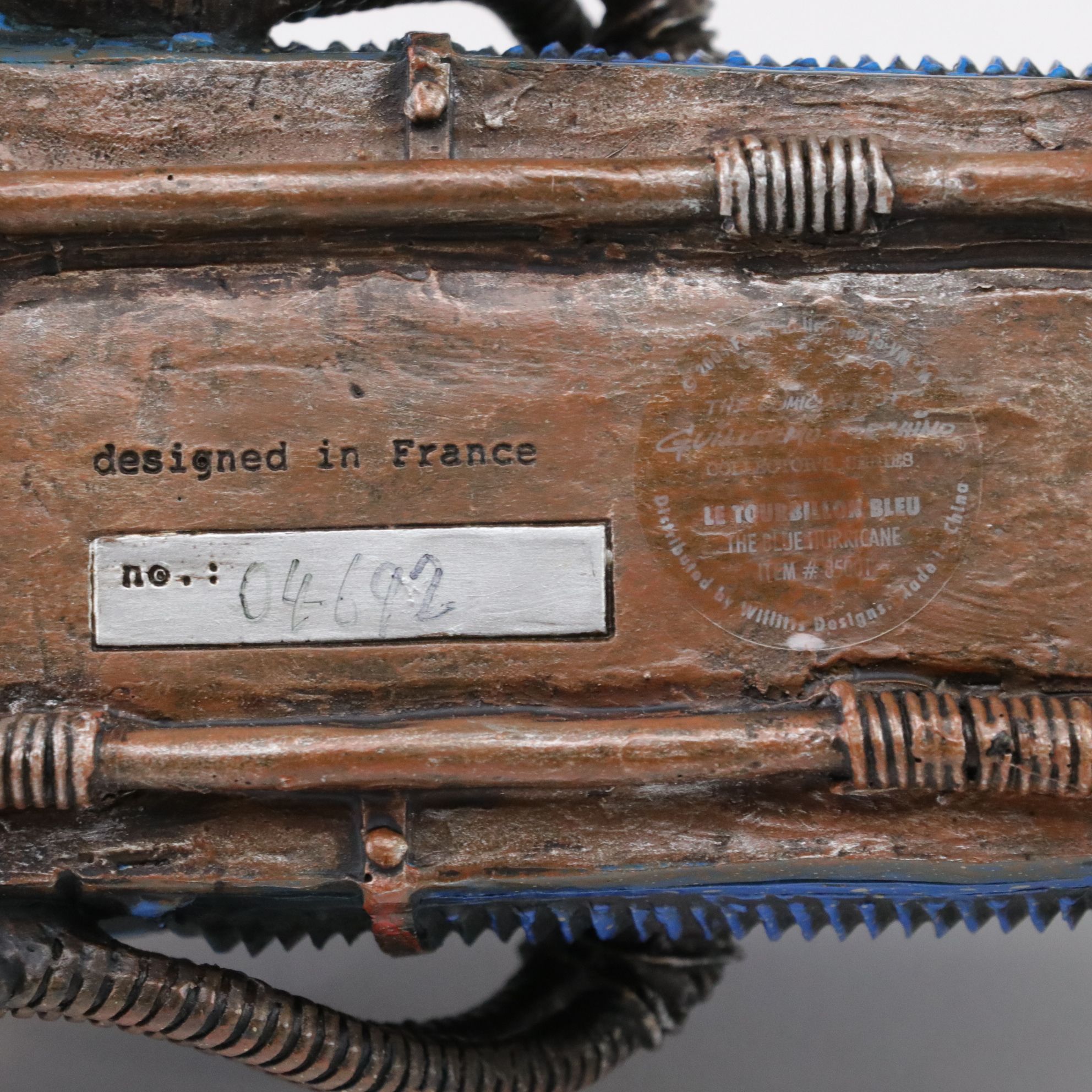 Guillermo Forchino "The Blue Hurricane" Figurine, 2004