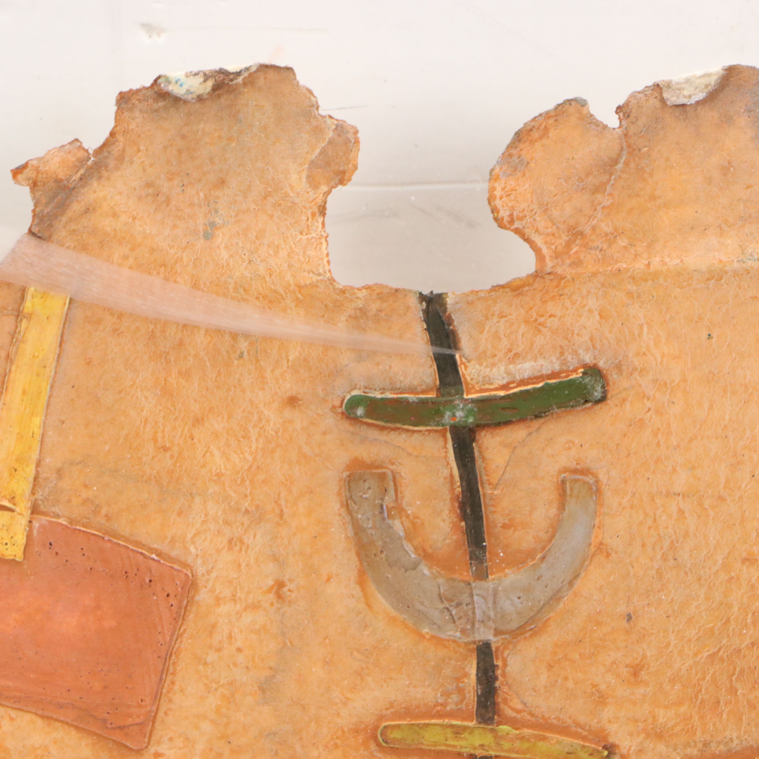 Walter Sorge Modernist Abstract Oil Painting, Late 20th Century