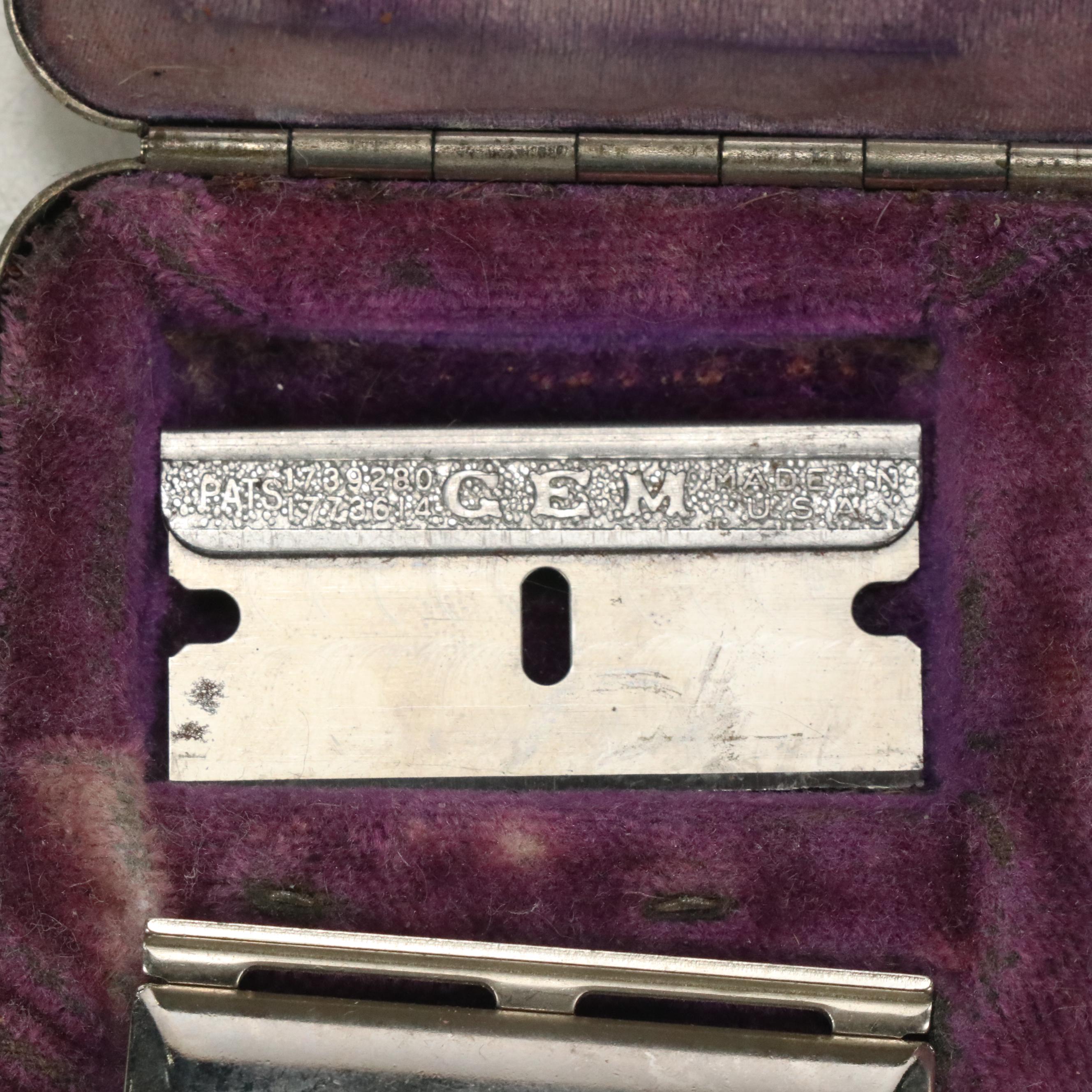 Victorian Razor Strap with Gillette Gem Razor, Rolls-Razor and More