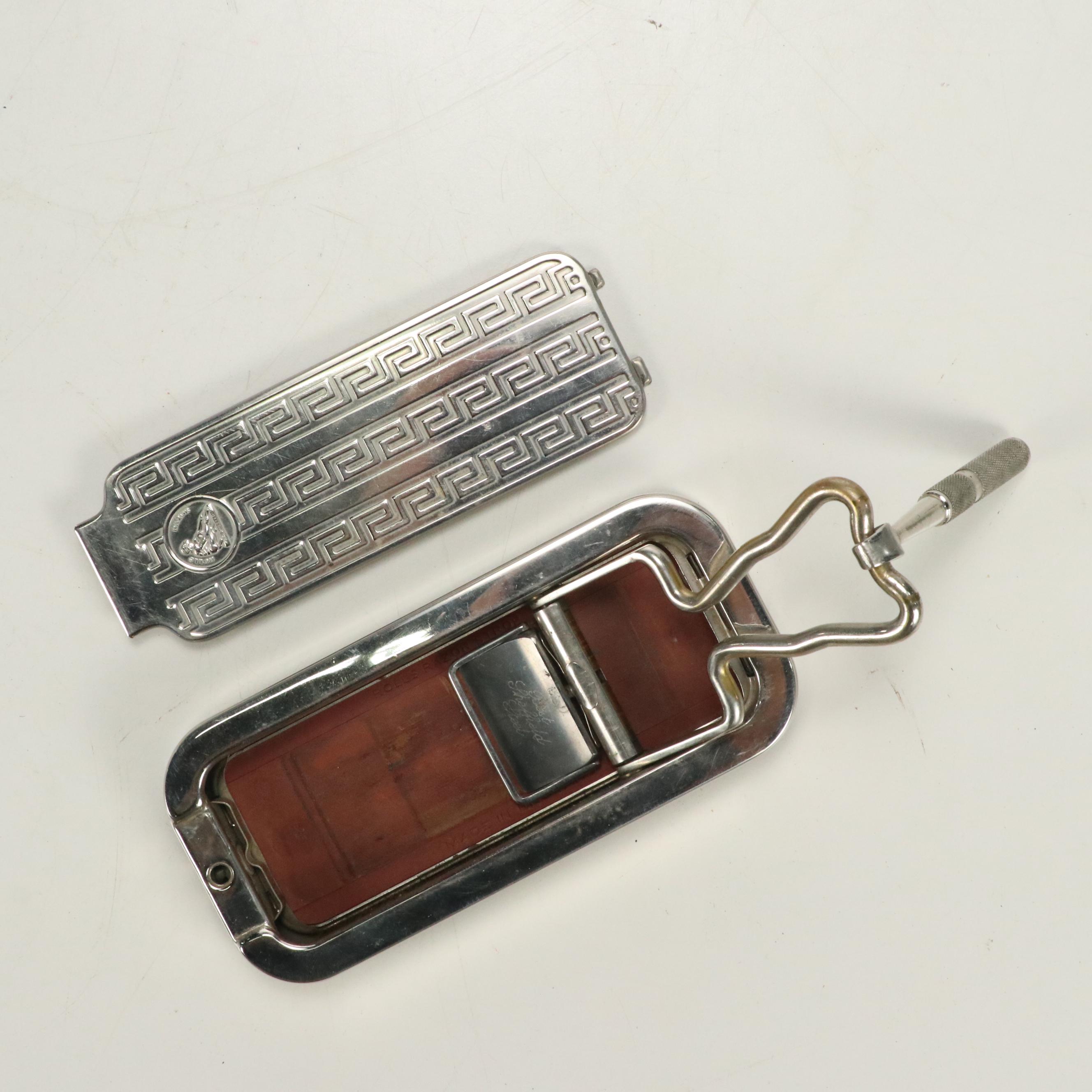 Victorian Razor Strap with Gillette Gem Razor, Rolls-Razor and More