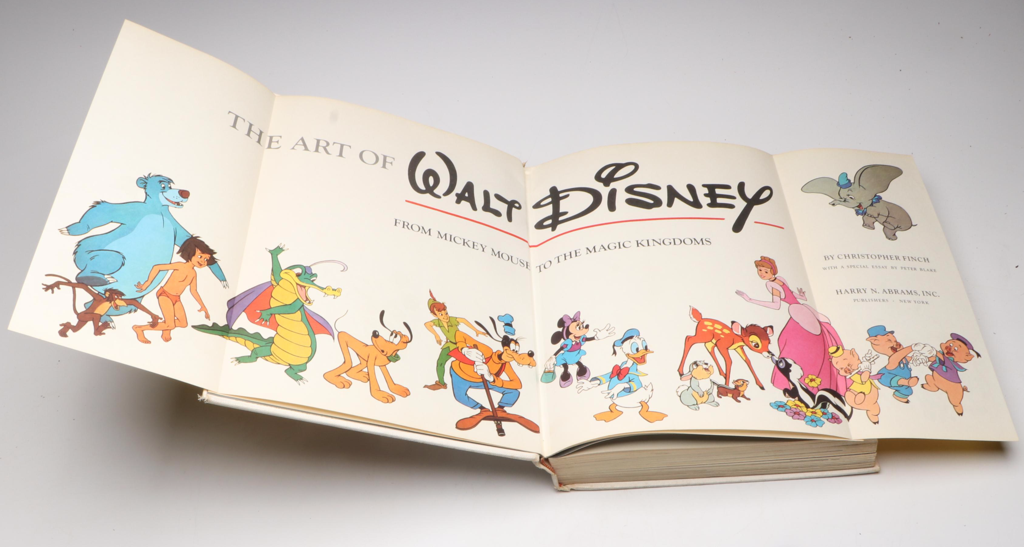 First Edition "The Art of Walt Disney" by Christopher Finch, 1973