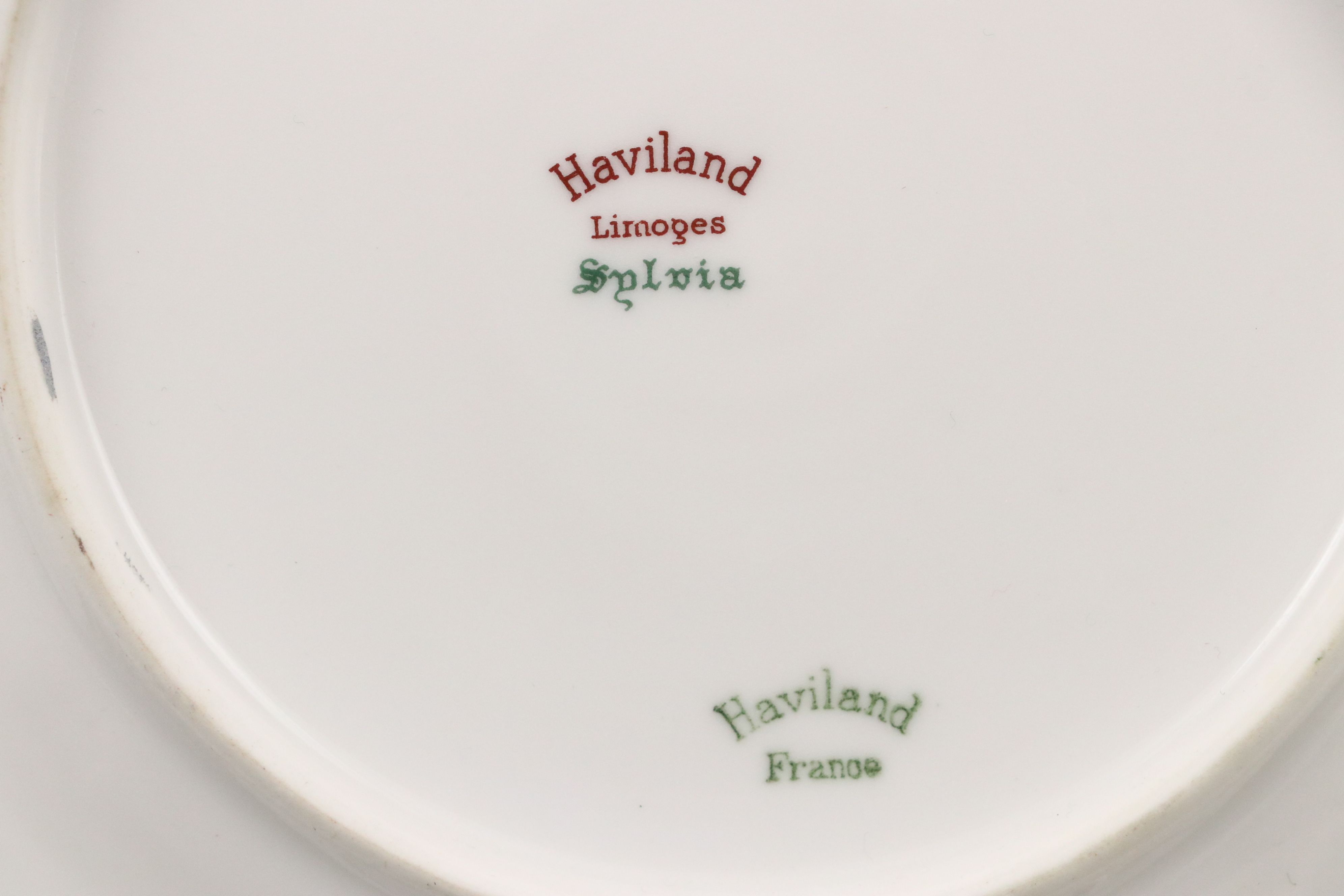 Haviland "Sylvia" Porcelain Dinnerware and Tea Service, Late 19th/ Early 20th C.