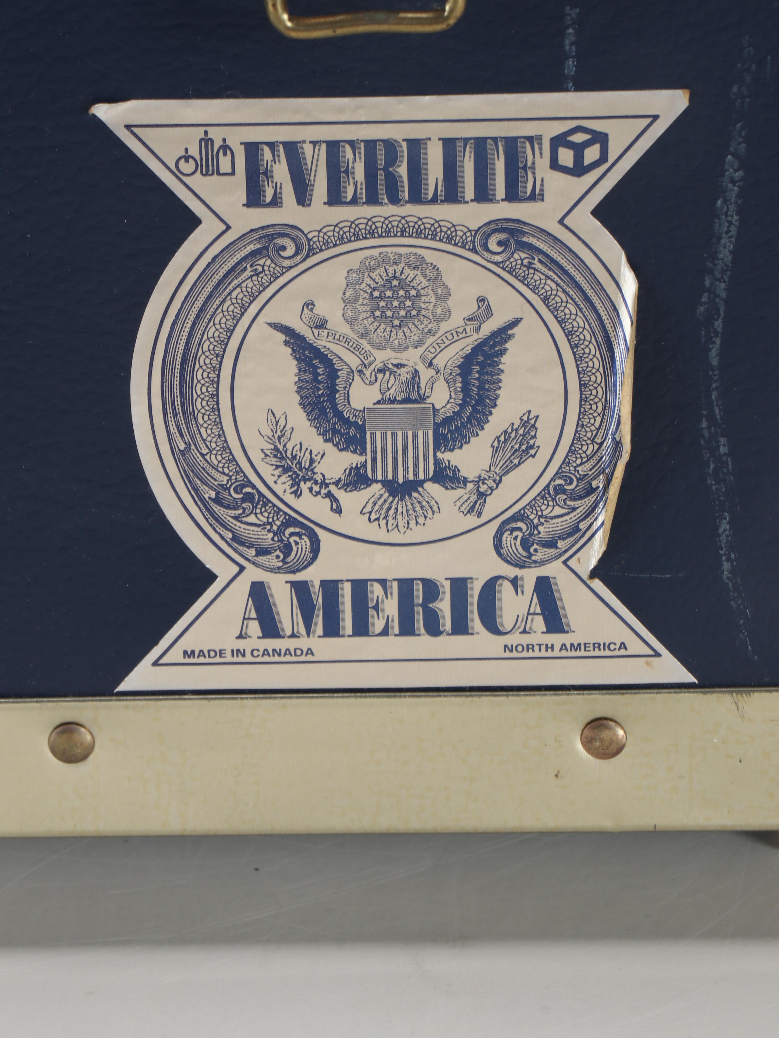 American Flags in Vintage Everlite Chest