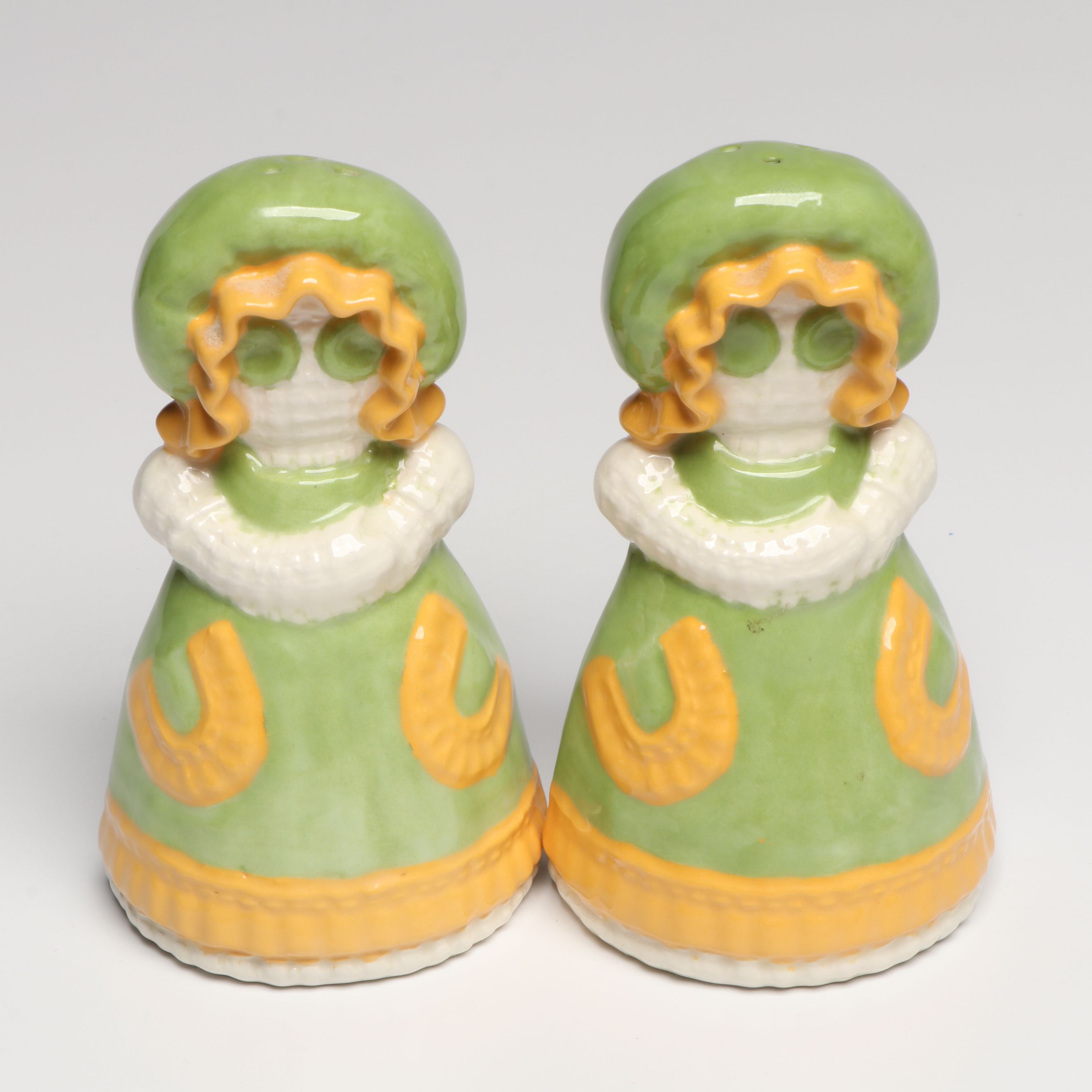 Kitchen Witch Shakers with More Ceramic Novelty Salt and Pepper Shakers