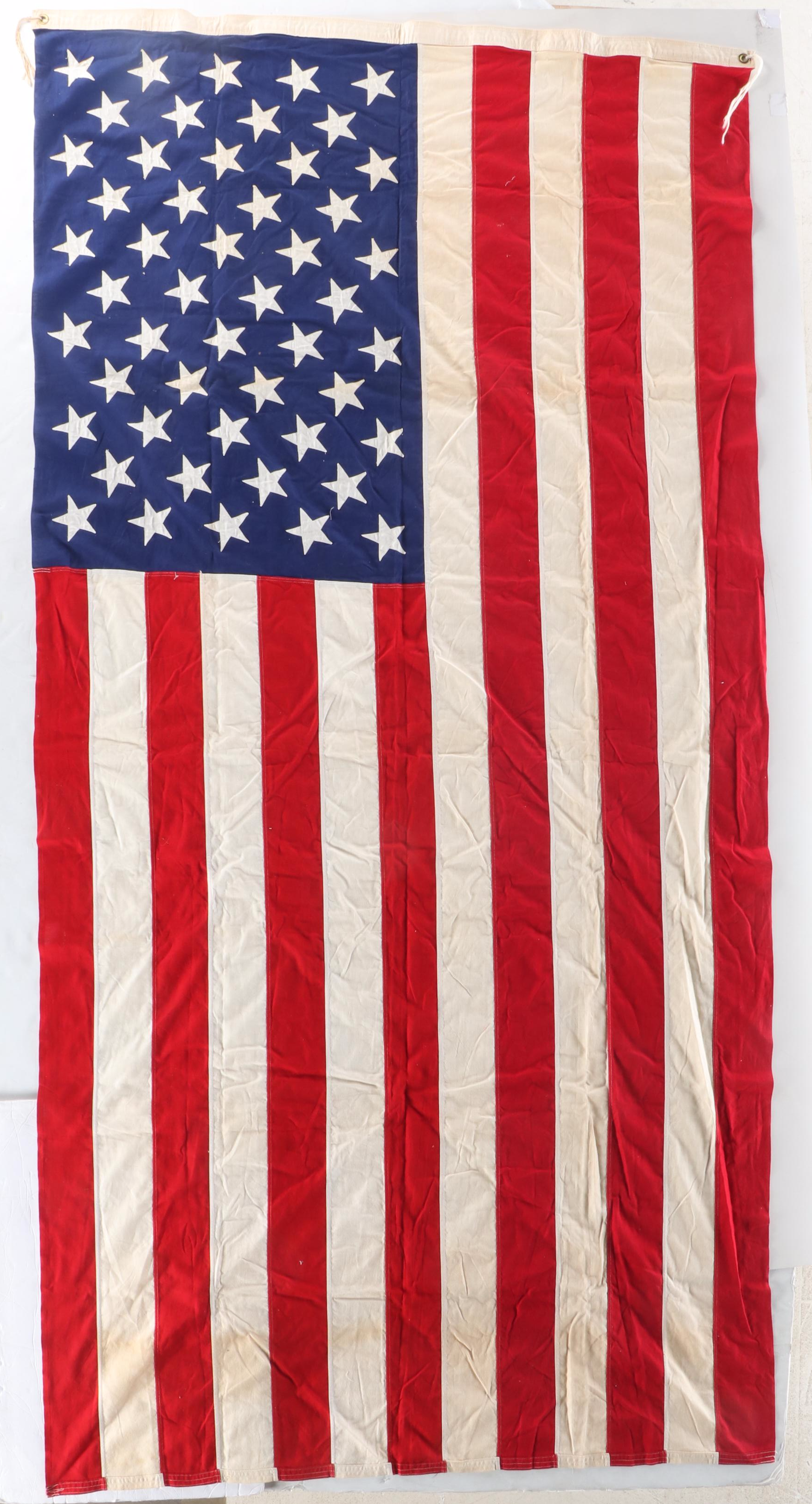 American Flags in Vintage Everlite Chest