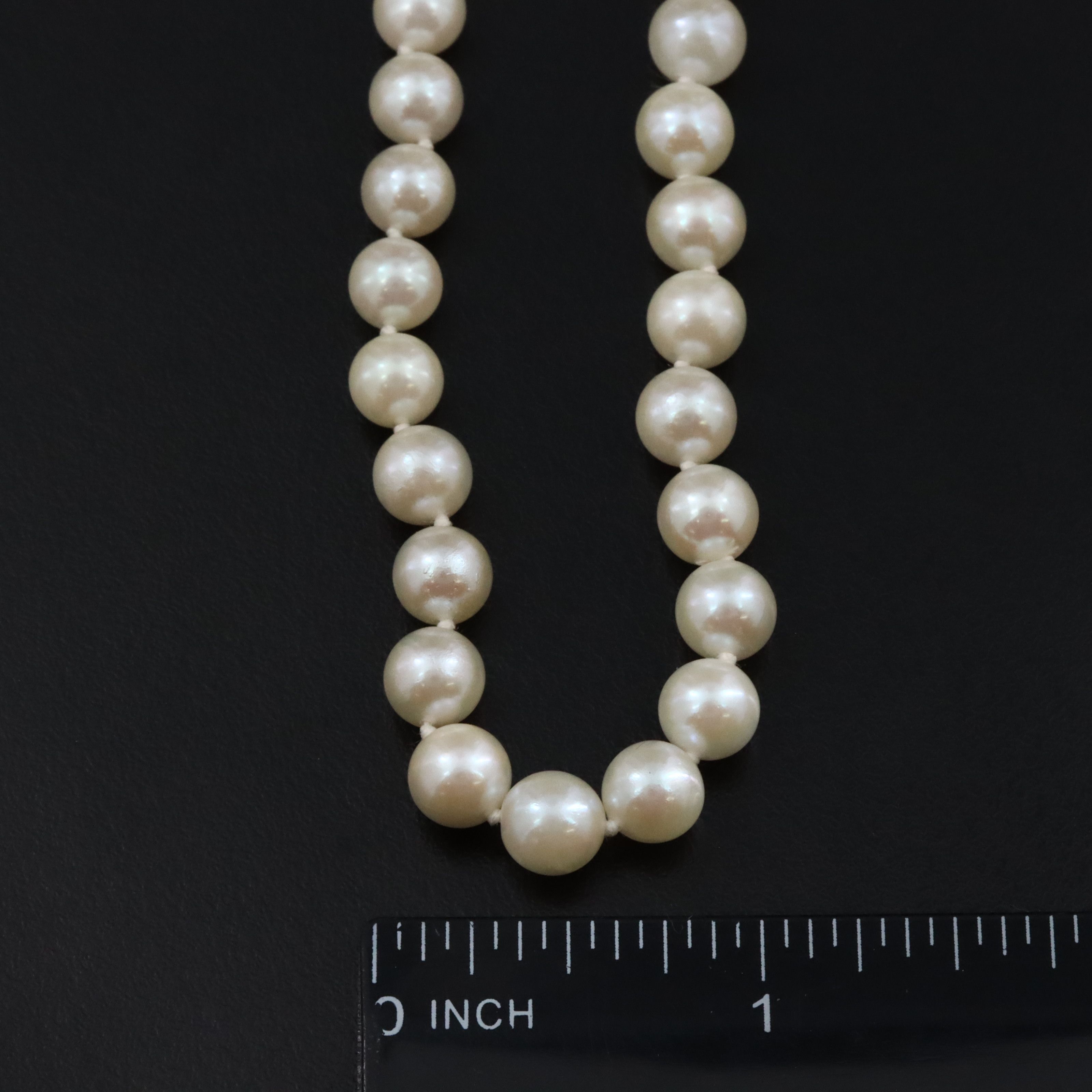 Pearl Necklace with 14K Clasp