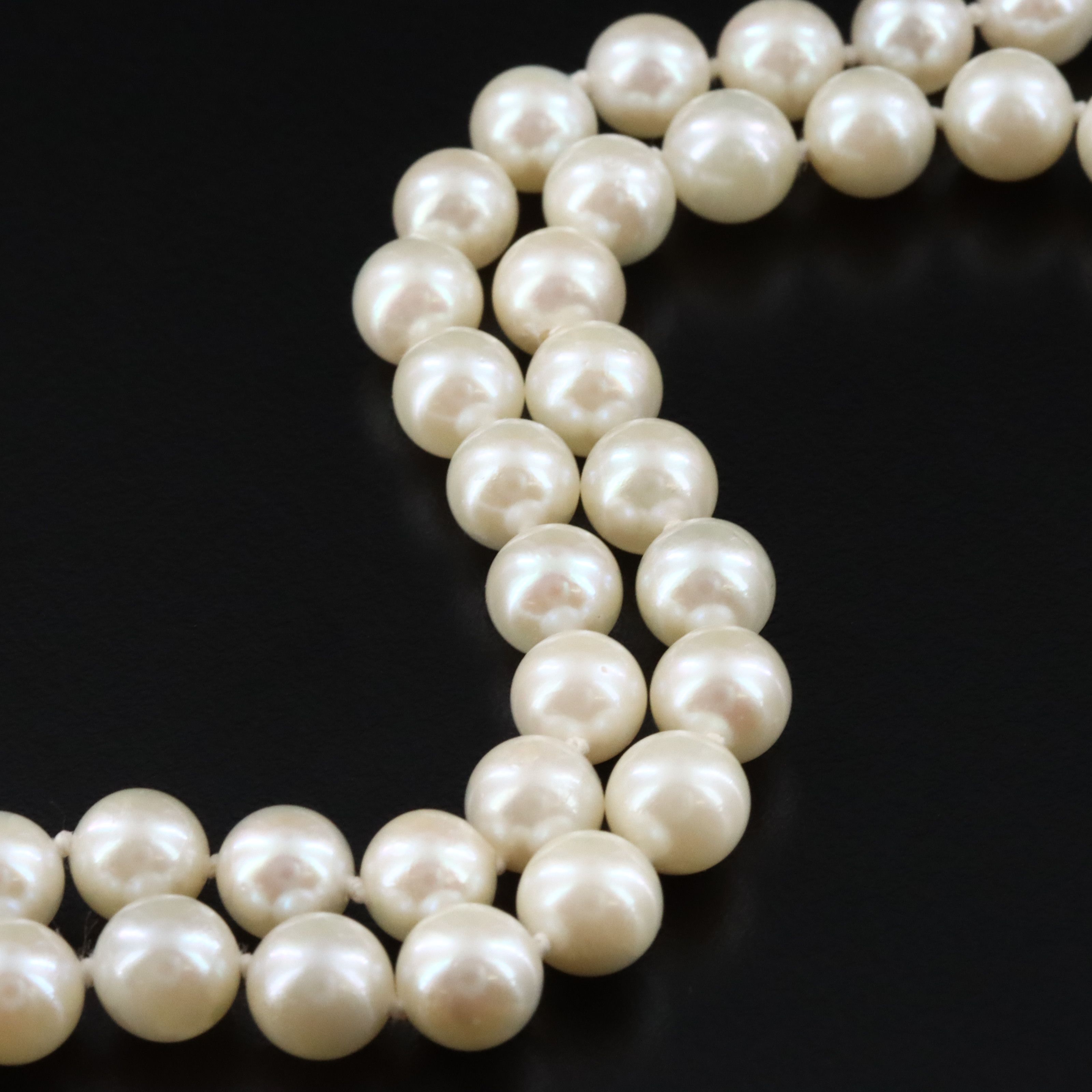 Pearl Necklace with 14K Clasp