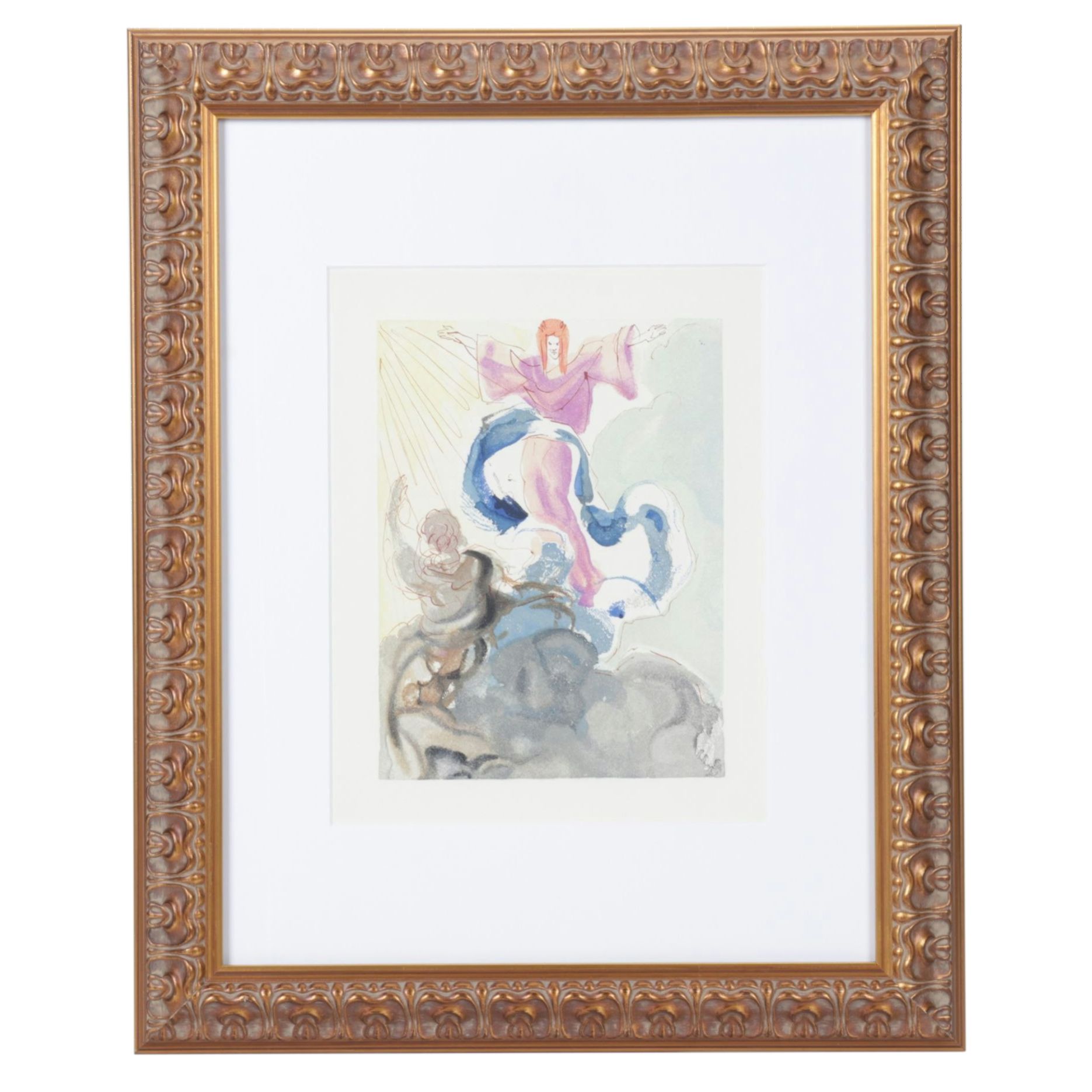 Salvador Dalí Wood Engraving "Le Premier Ciel", 1960-1964