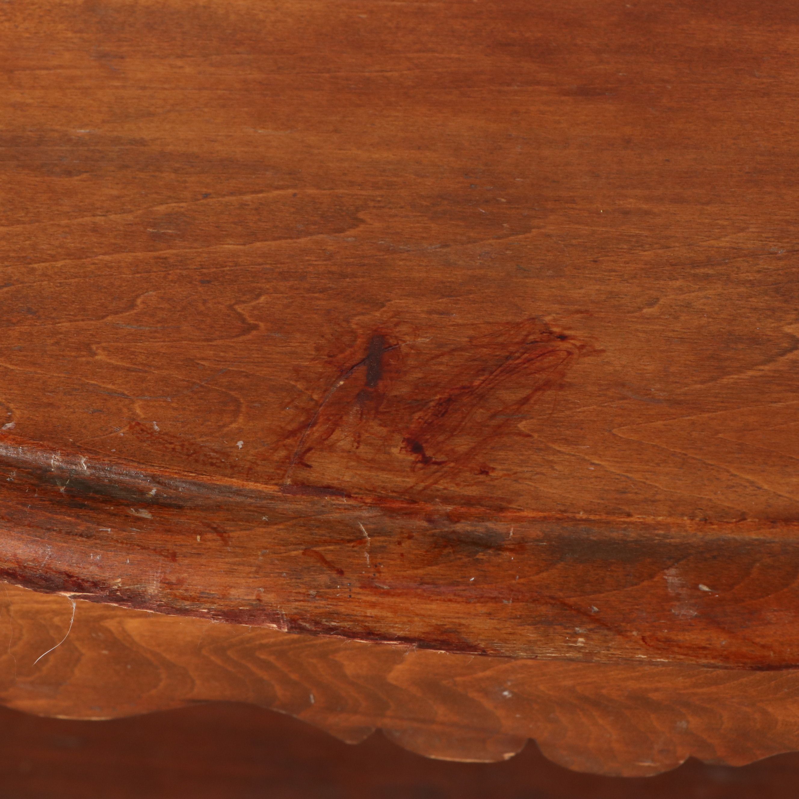 English Arts & Crafts Style Turned Bobbin Leg Table, Late 19th/Early 20th C.