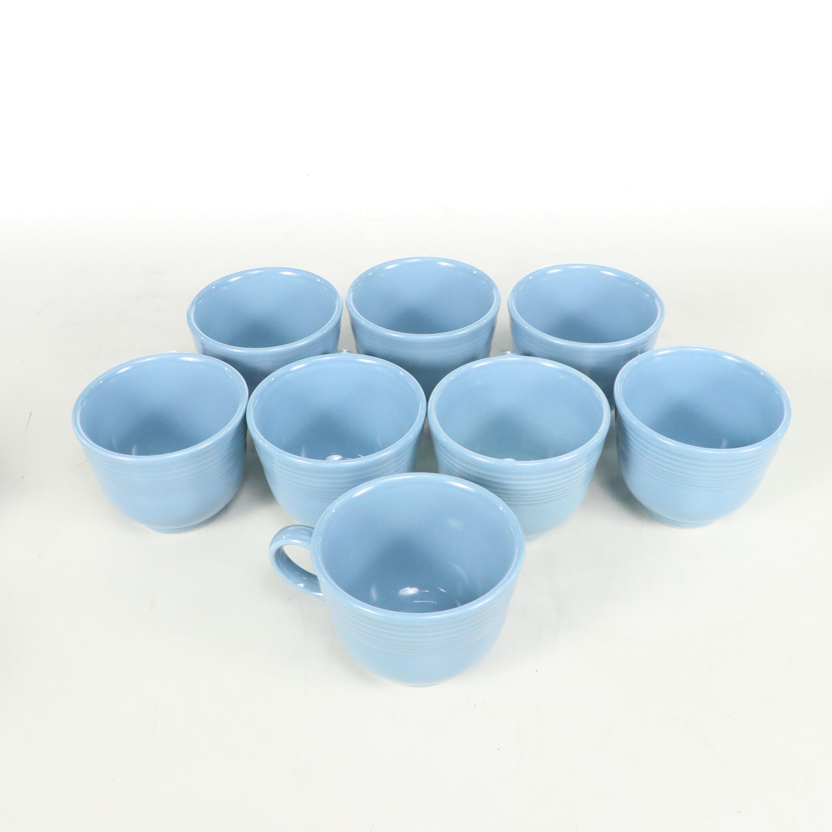 Homer Laughlin "Fiesta" and Mainstays Blue Ceramic Dinnerware