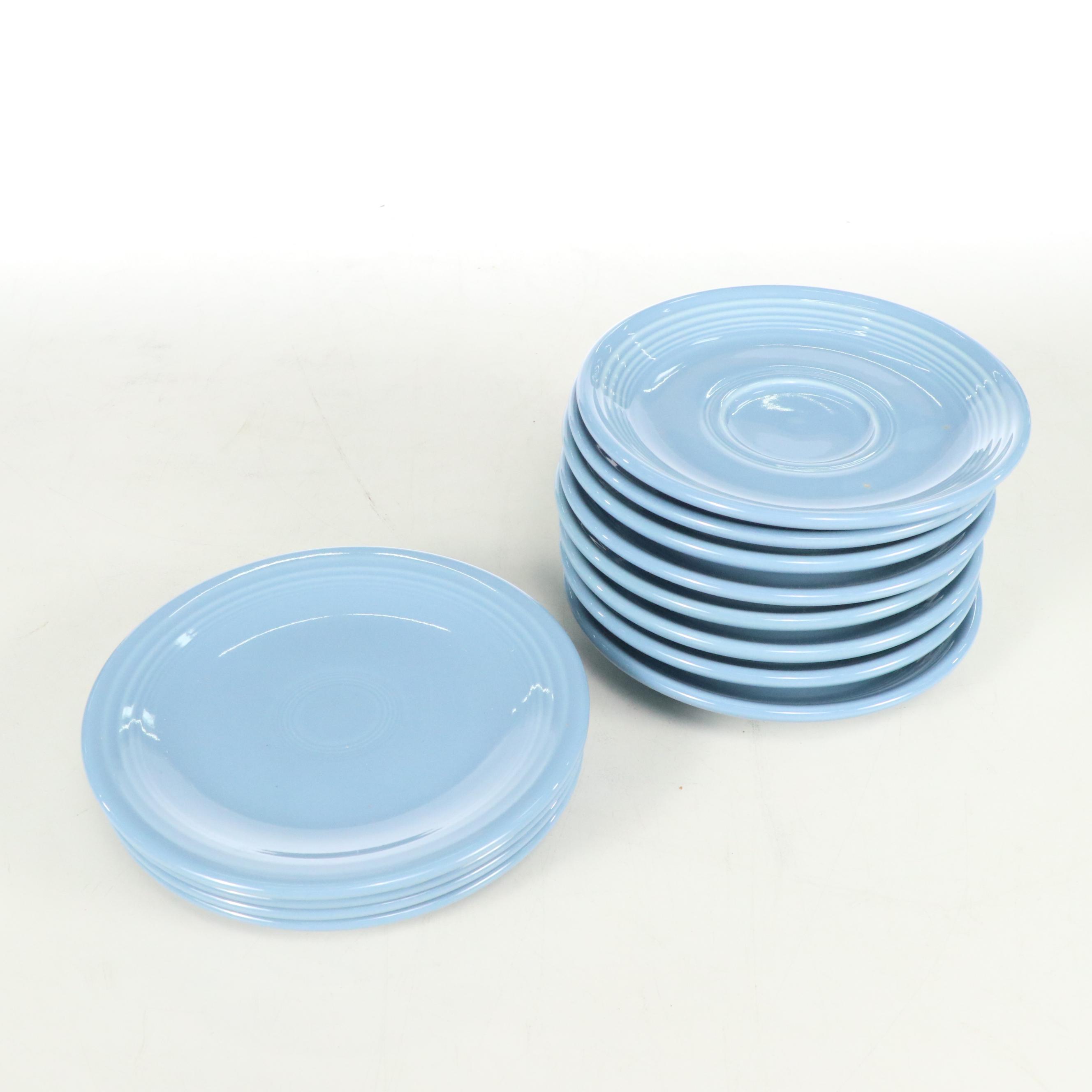 Homer Laughlin "Fiesta" and Mainstays Blue Ceramic Dinnerware