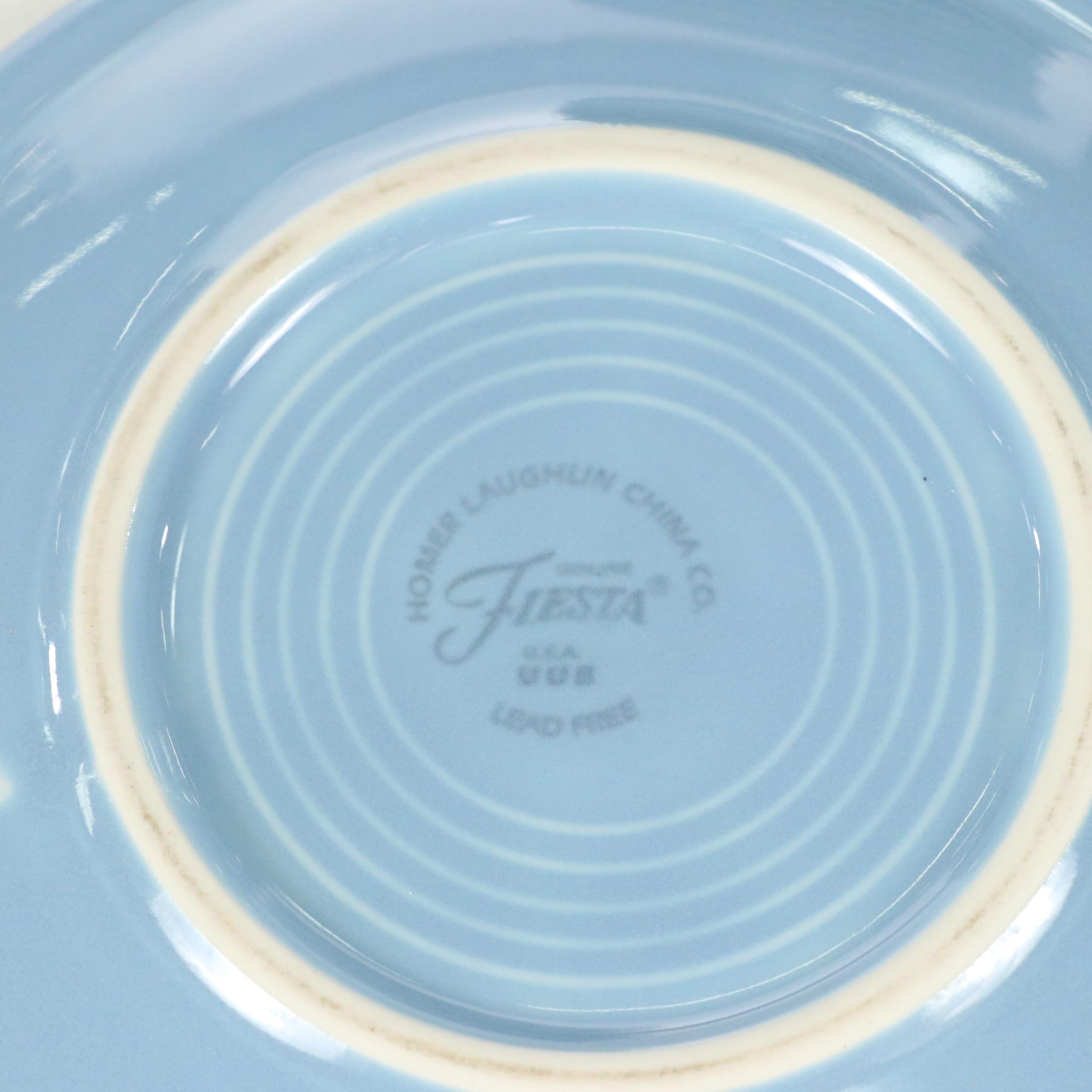 Homer Laughlin "Fiesta" and Mainstays Blue Ceramic Dinnerware