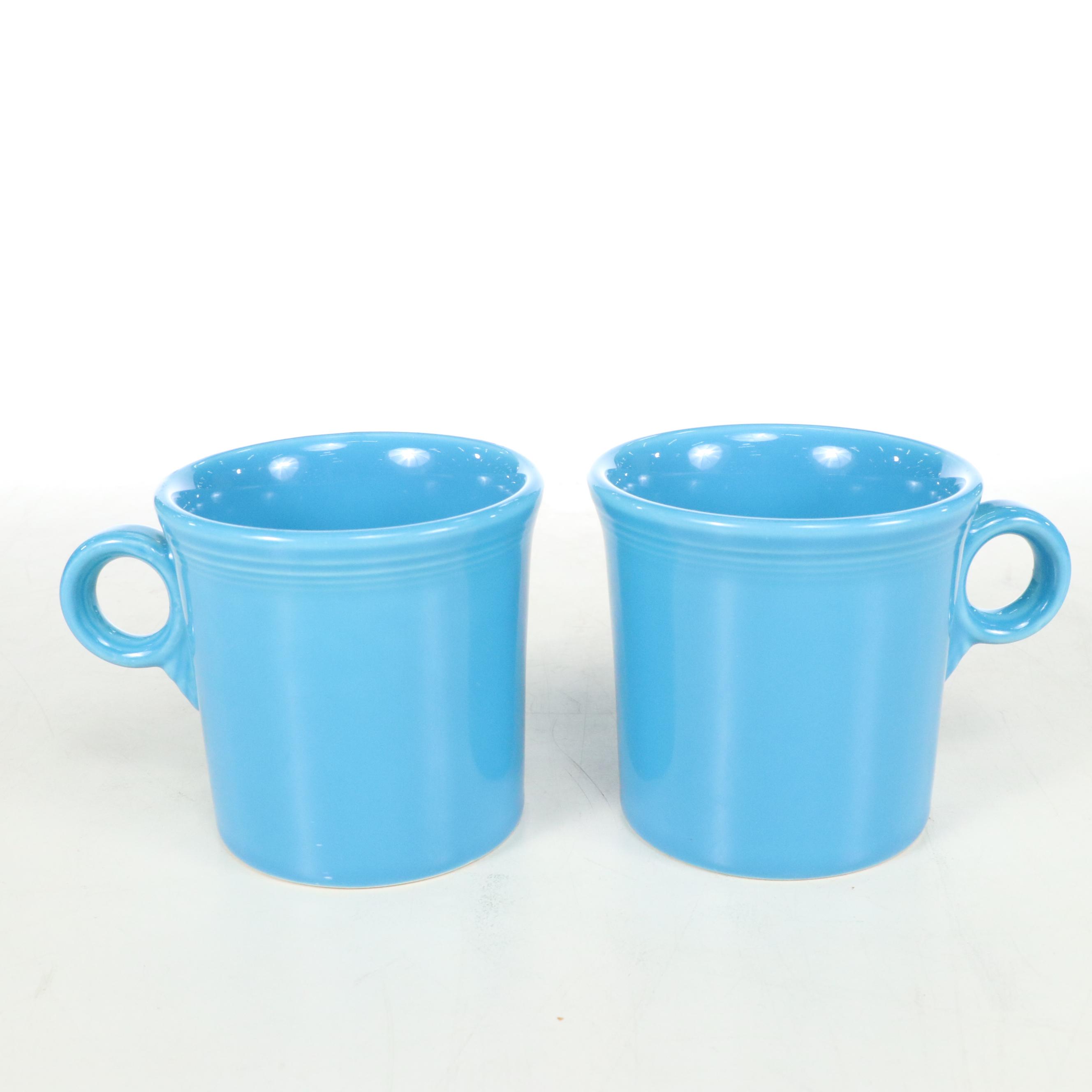 Homer Laughlin "Fiesta" and Mainstays Blue Ceramic Dinnerware