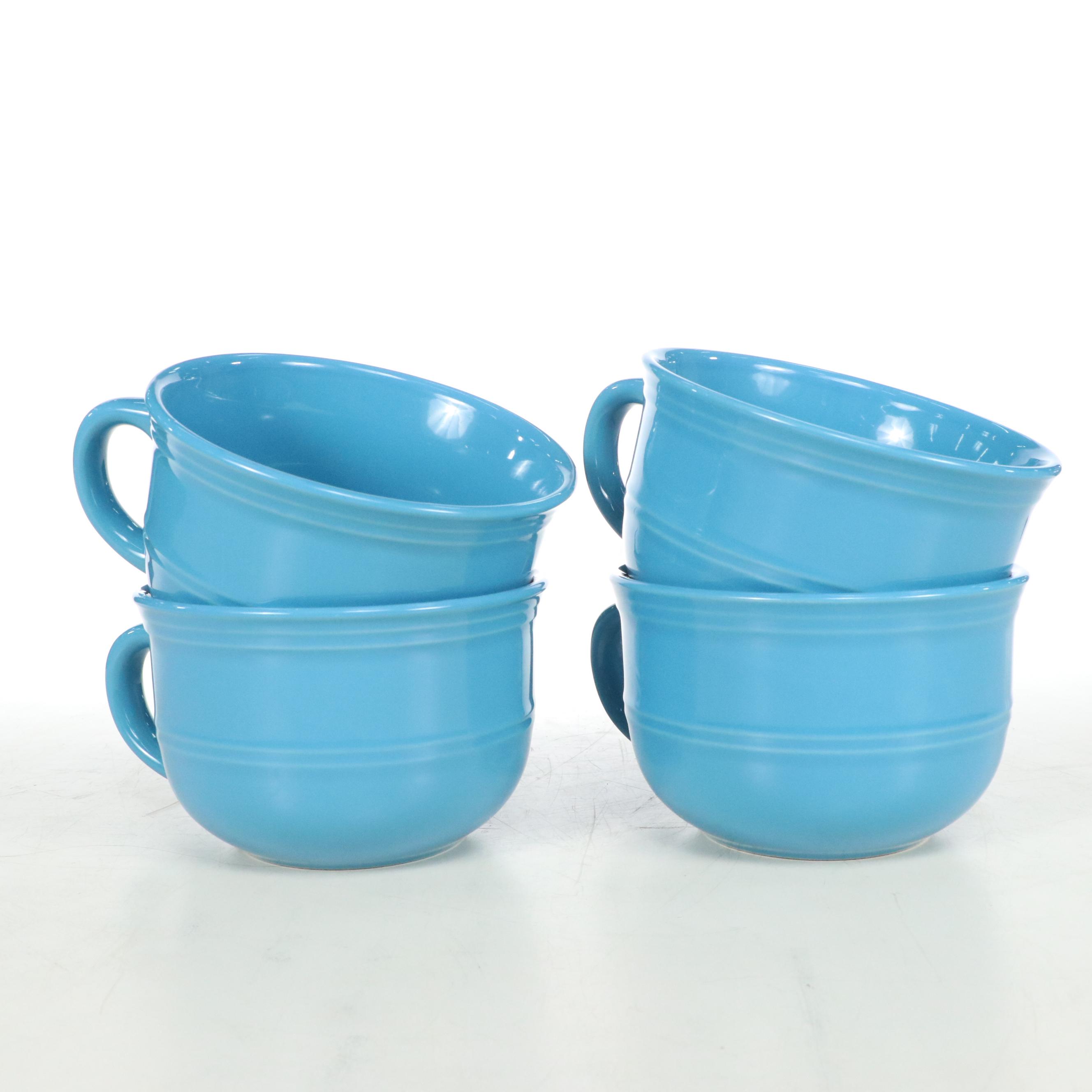 Homer Laughlin "Fiesta" and Mainstays Blue Ceramic Dinnerware