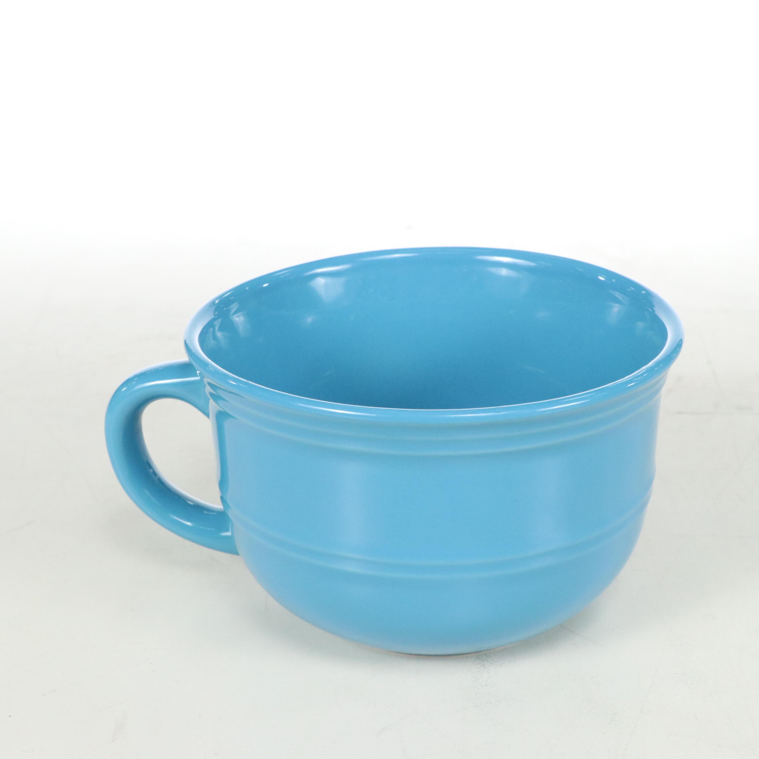 Homer Laughlin "Fiesta" and Mainstays Blue Ceramic Dinnerware