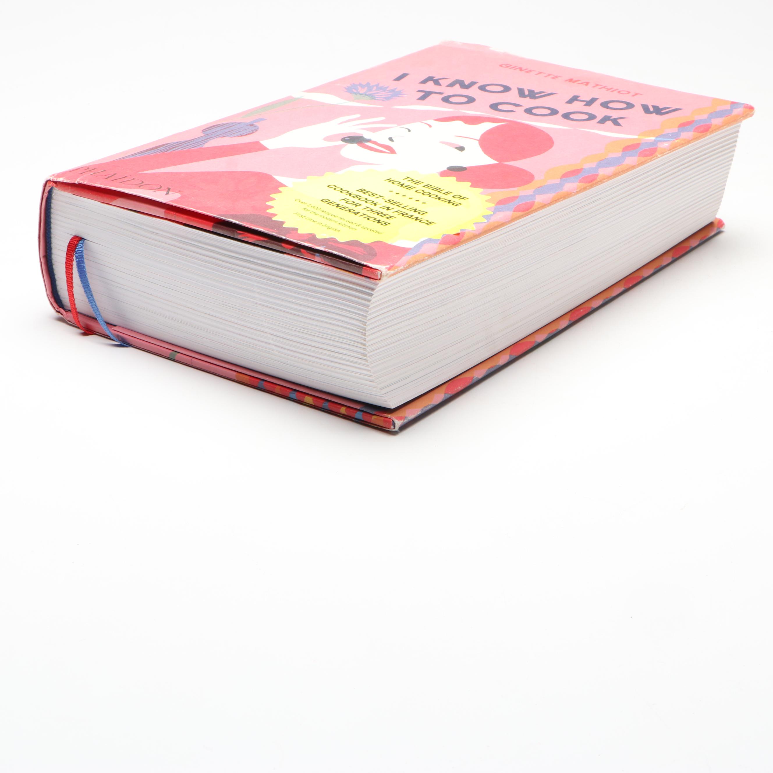 First English Language Edition "I Know How to Cook" by Ginette Mathiot, 2009