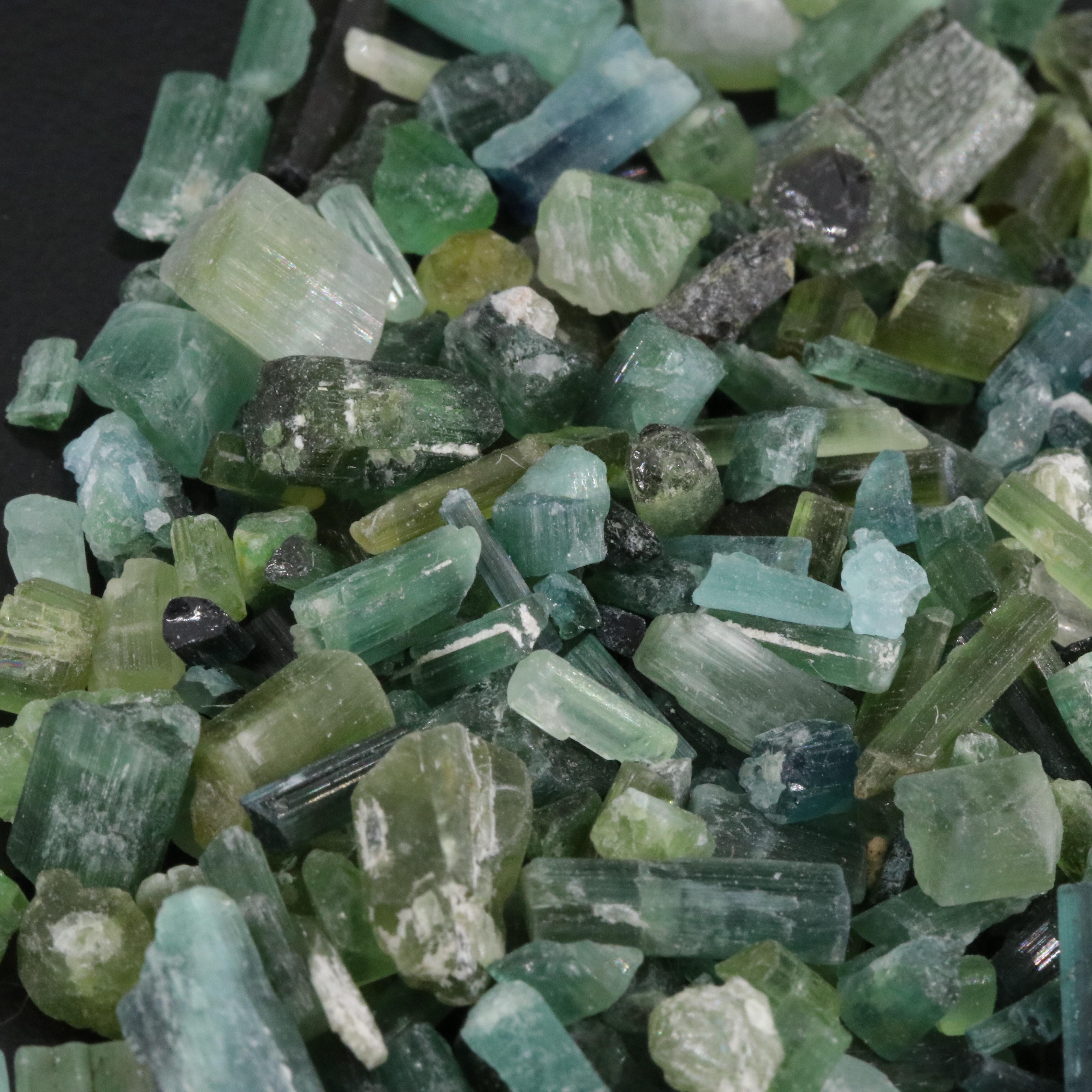 Loose 216.13 CTW Rough Tourmaline Lot