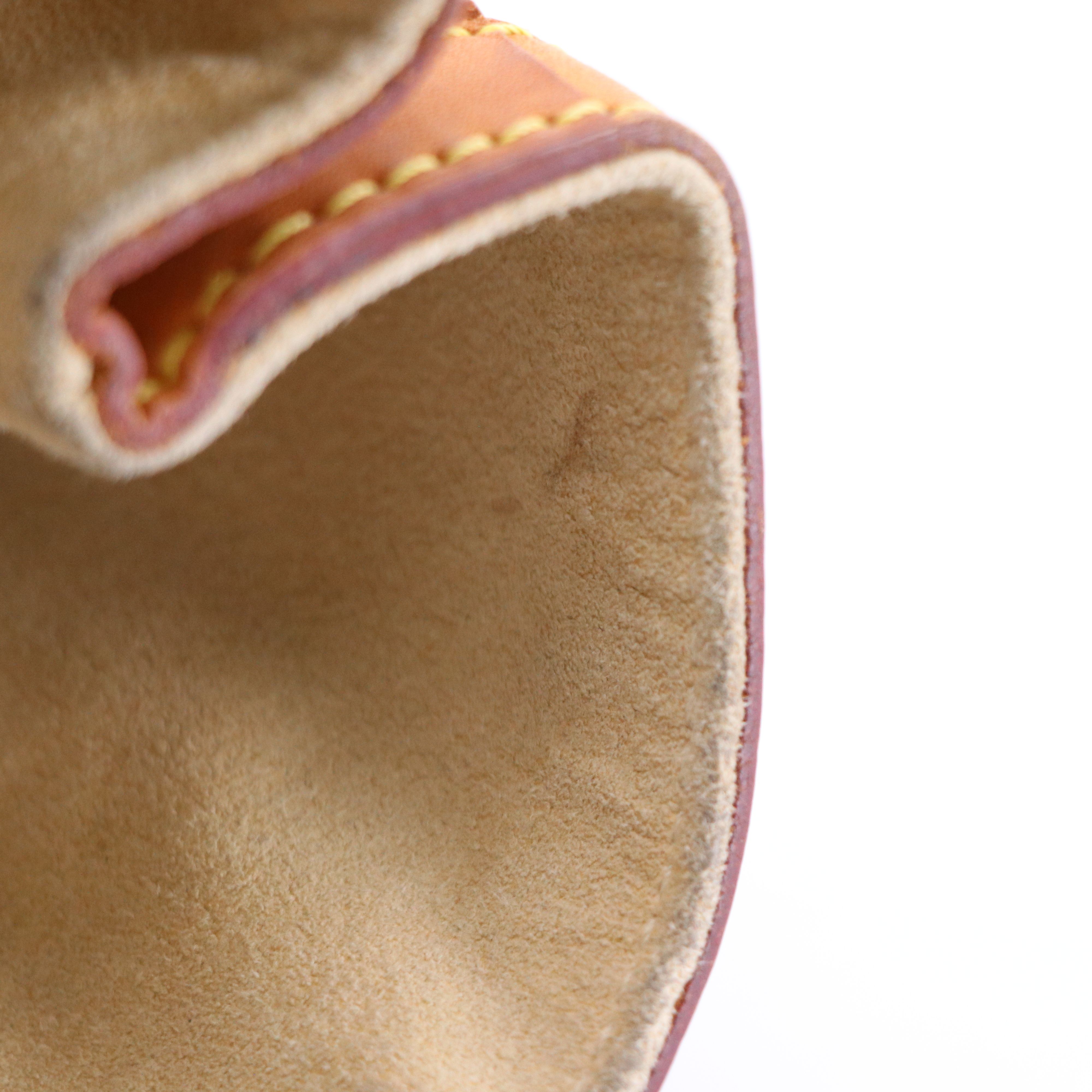 Louis Vuitton Hampstead PM Tote in Damier Azur Canvas and Leather