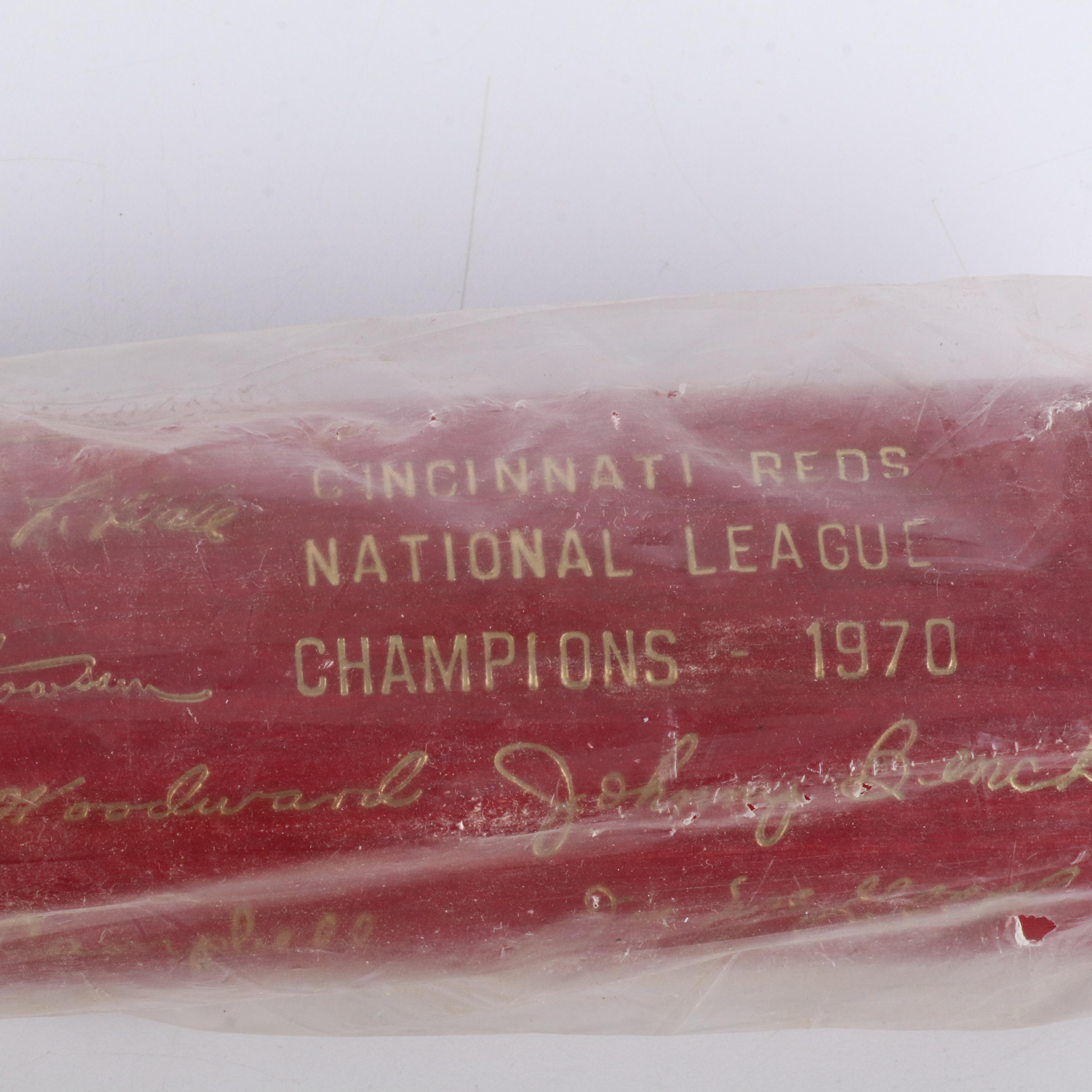Cincinnati Reds 1970 NL Champions and 1976 World Series Commemorative Bats