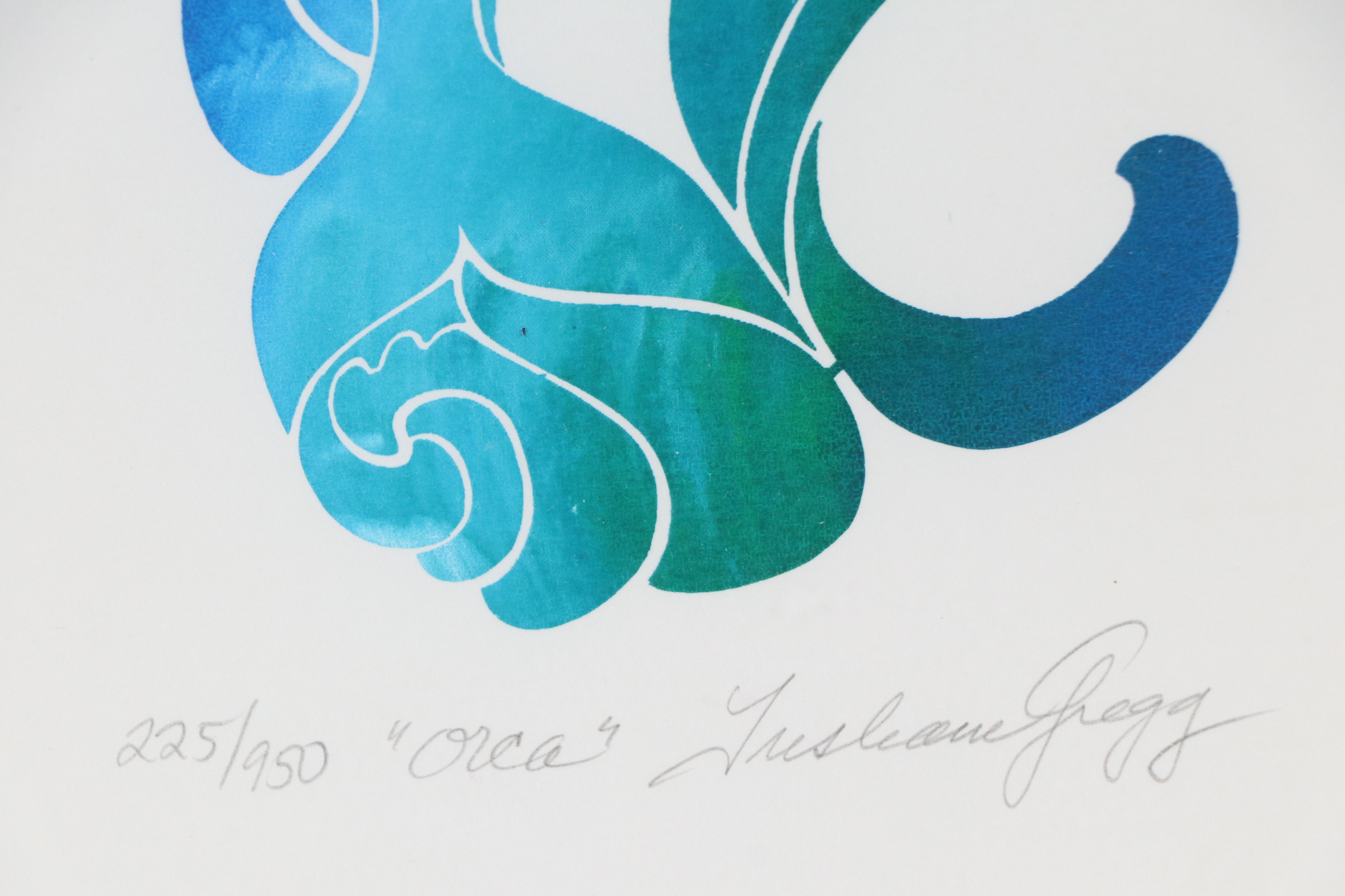 Tresham Gregg "Mystic Blend" Silkscreen "Orca"