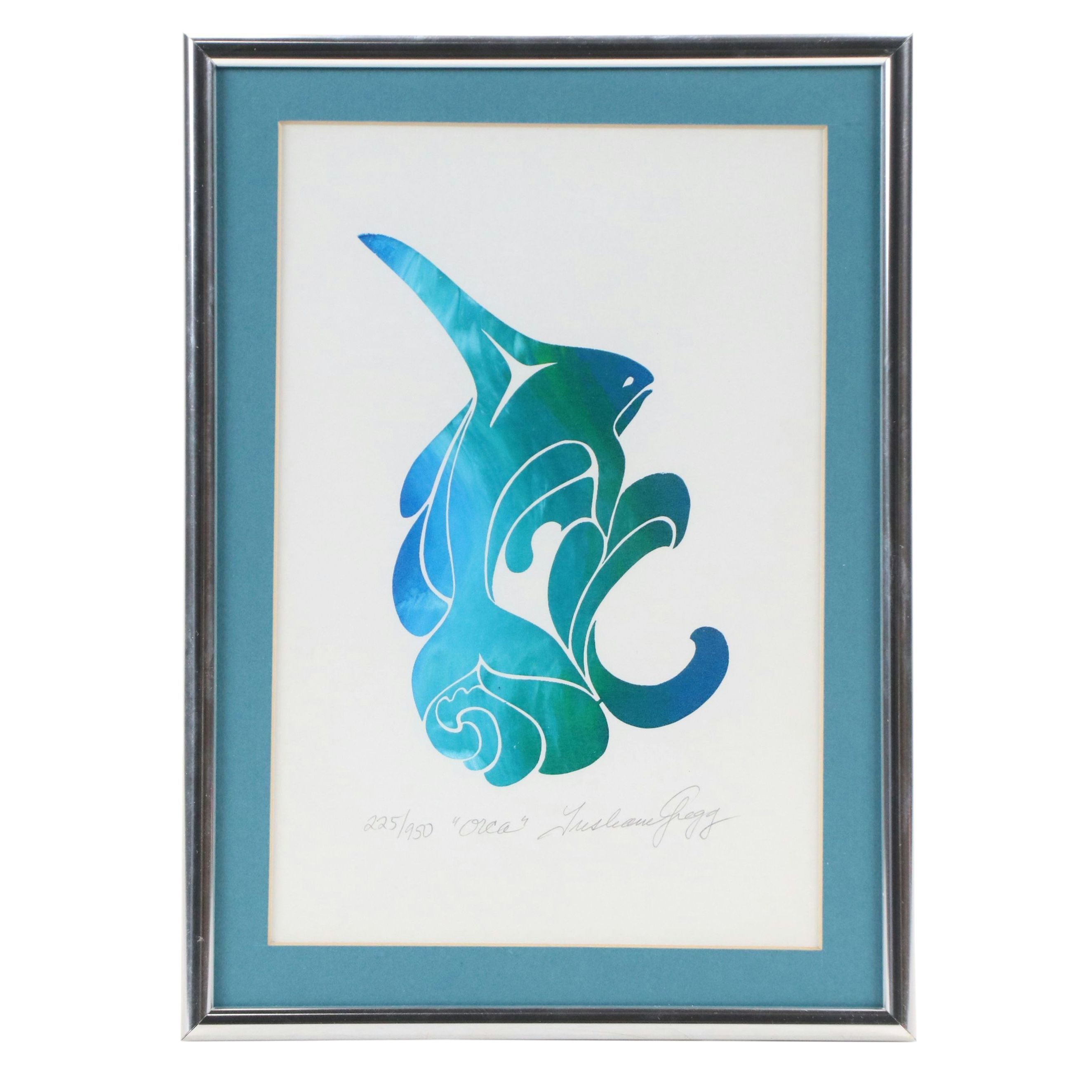 Tresham Gregg "Mystic Blend" Silkscreen "Orca"