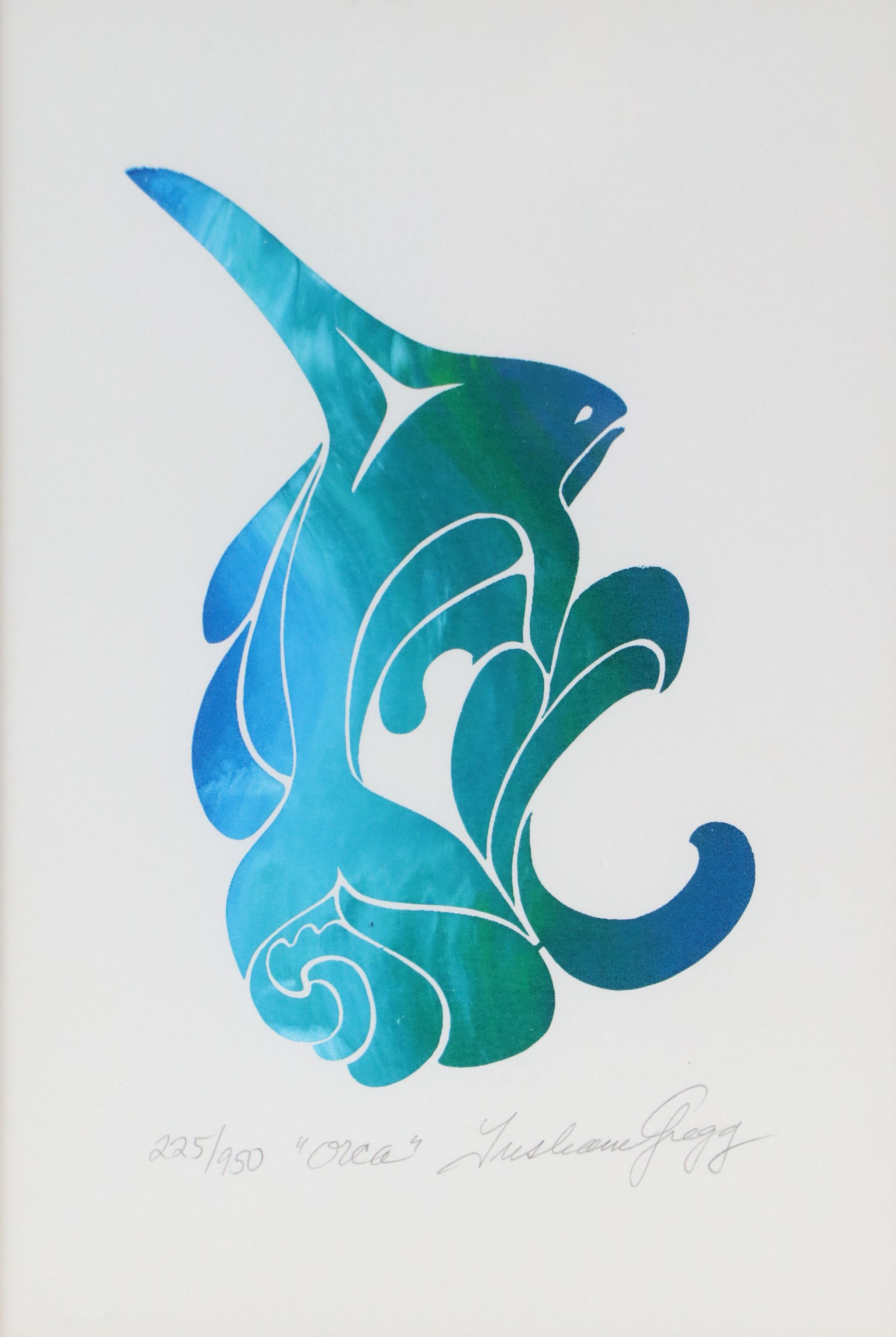 Tresham Gregg "Mystic Blend" Silkscreen "Orca"