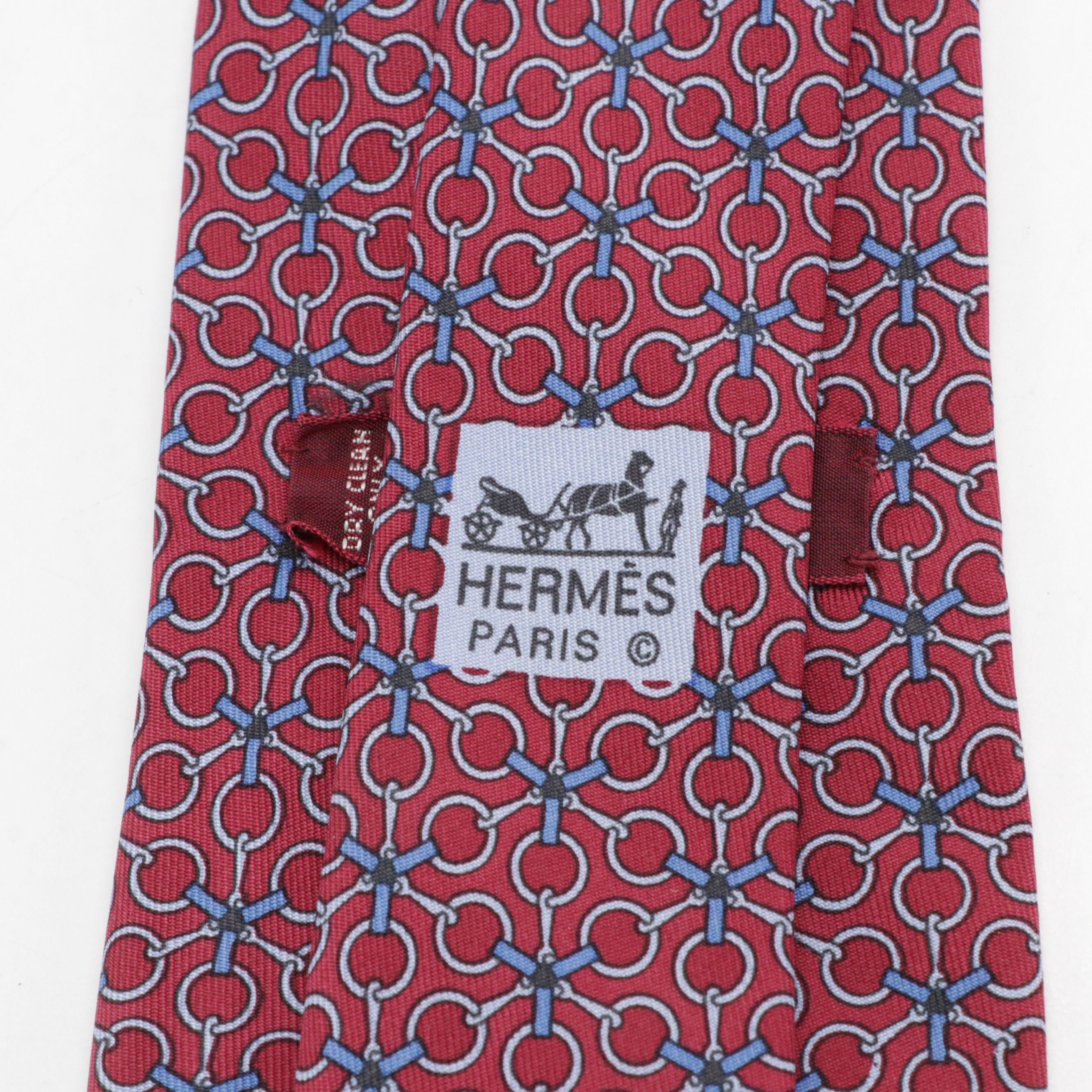 Hermès Hand-Stitched Silk Twill Necktie
