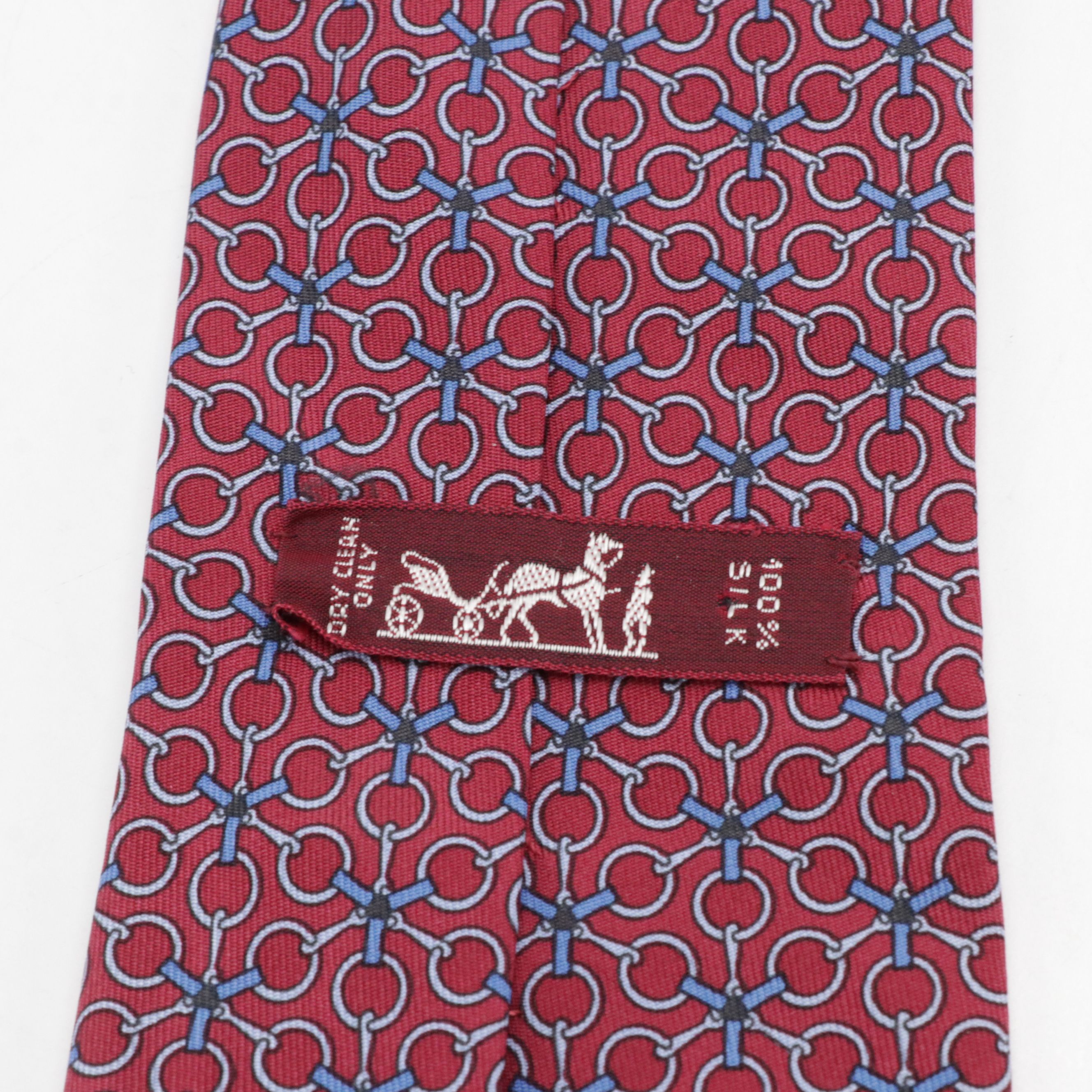 Hermès Hand-Stitched Silk Twill Necktie