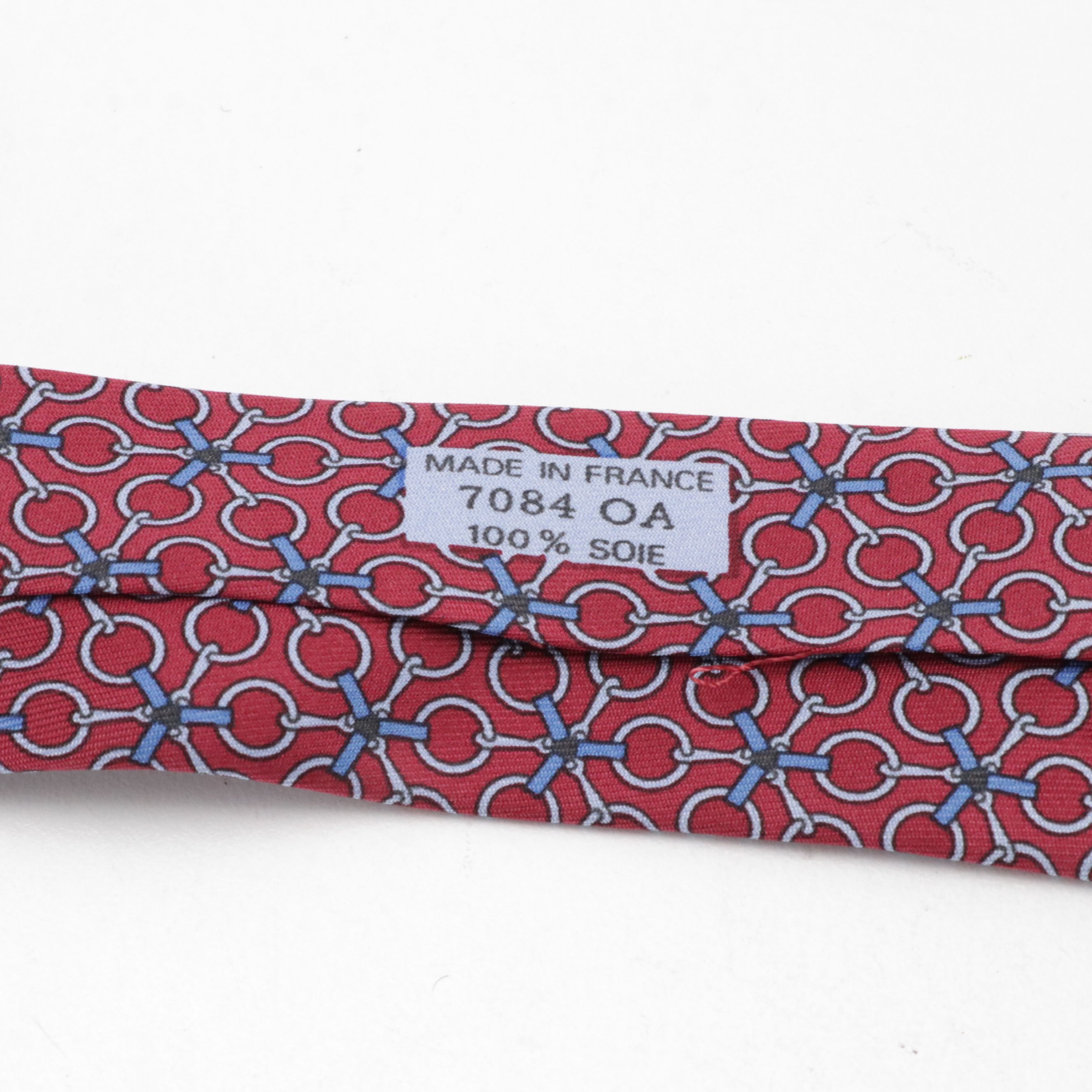 Hermès Hand-Stitched Silk Twill Necktie