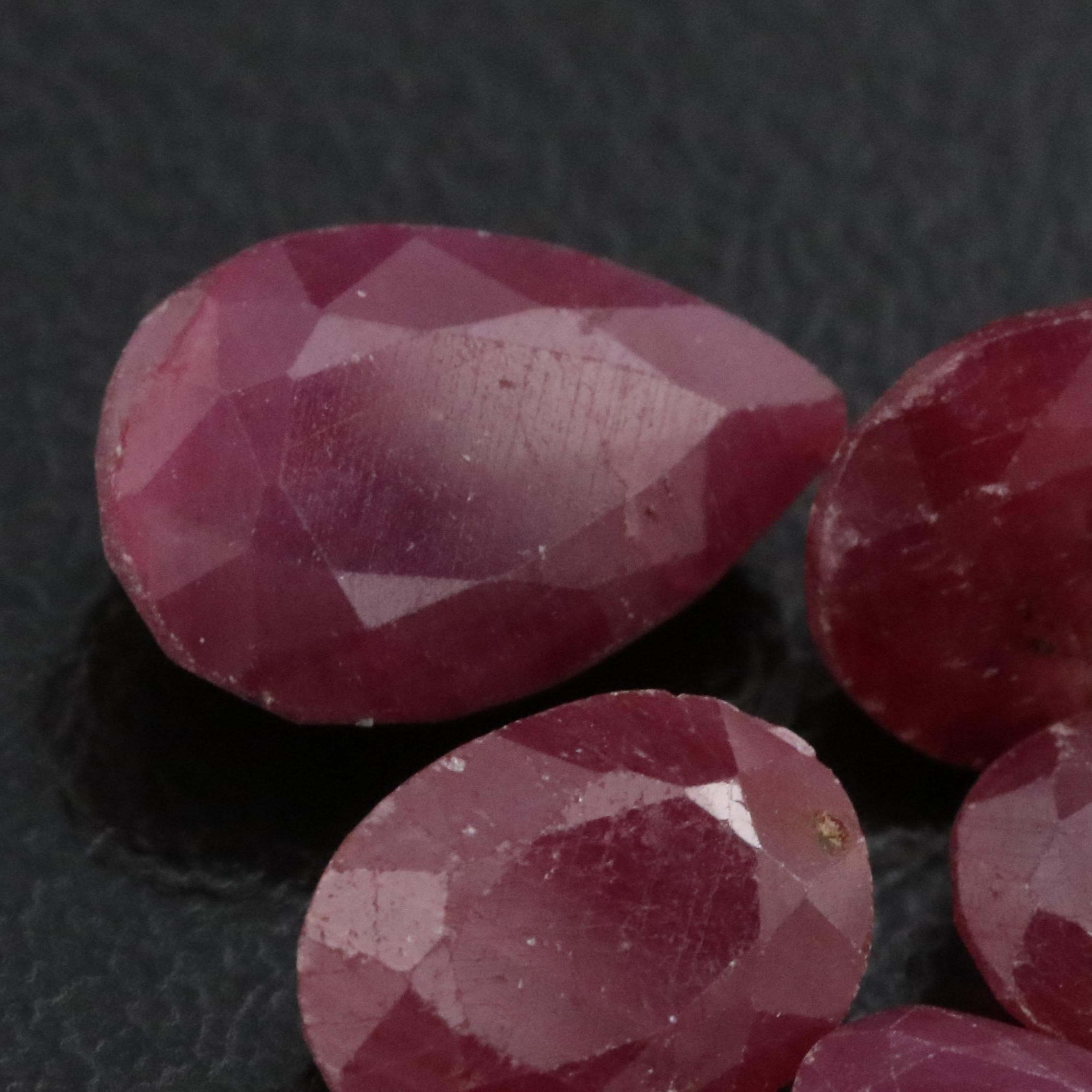 Loose 11.56 CTW Ruby Lot