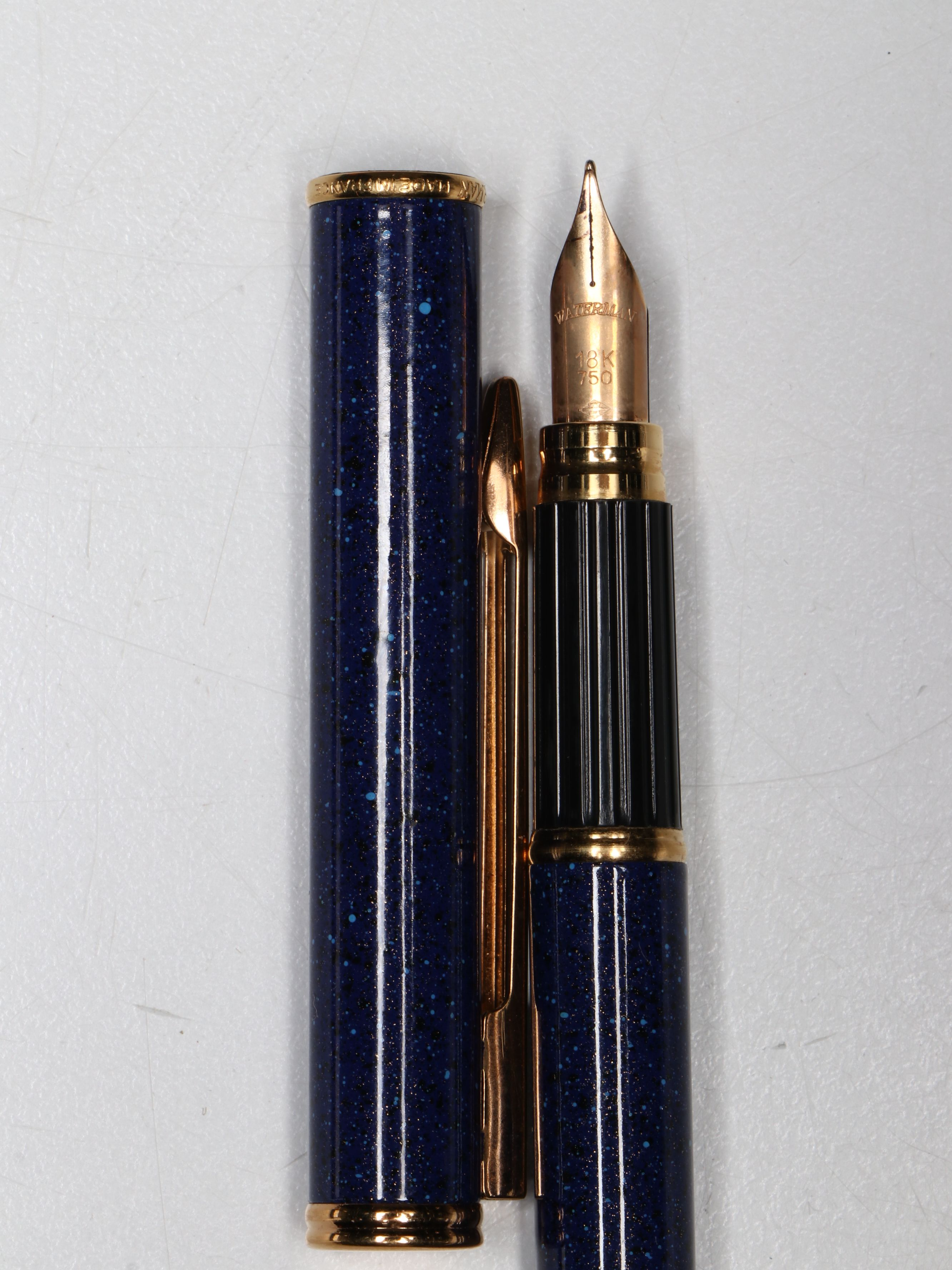 Montblanc "Meisterstück Solitaire" Rollerball Pen with Waterman and Cross Pens