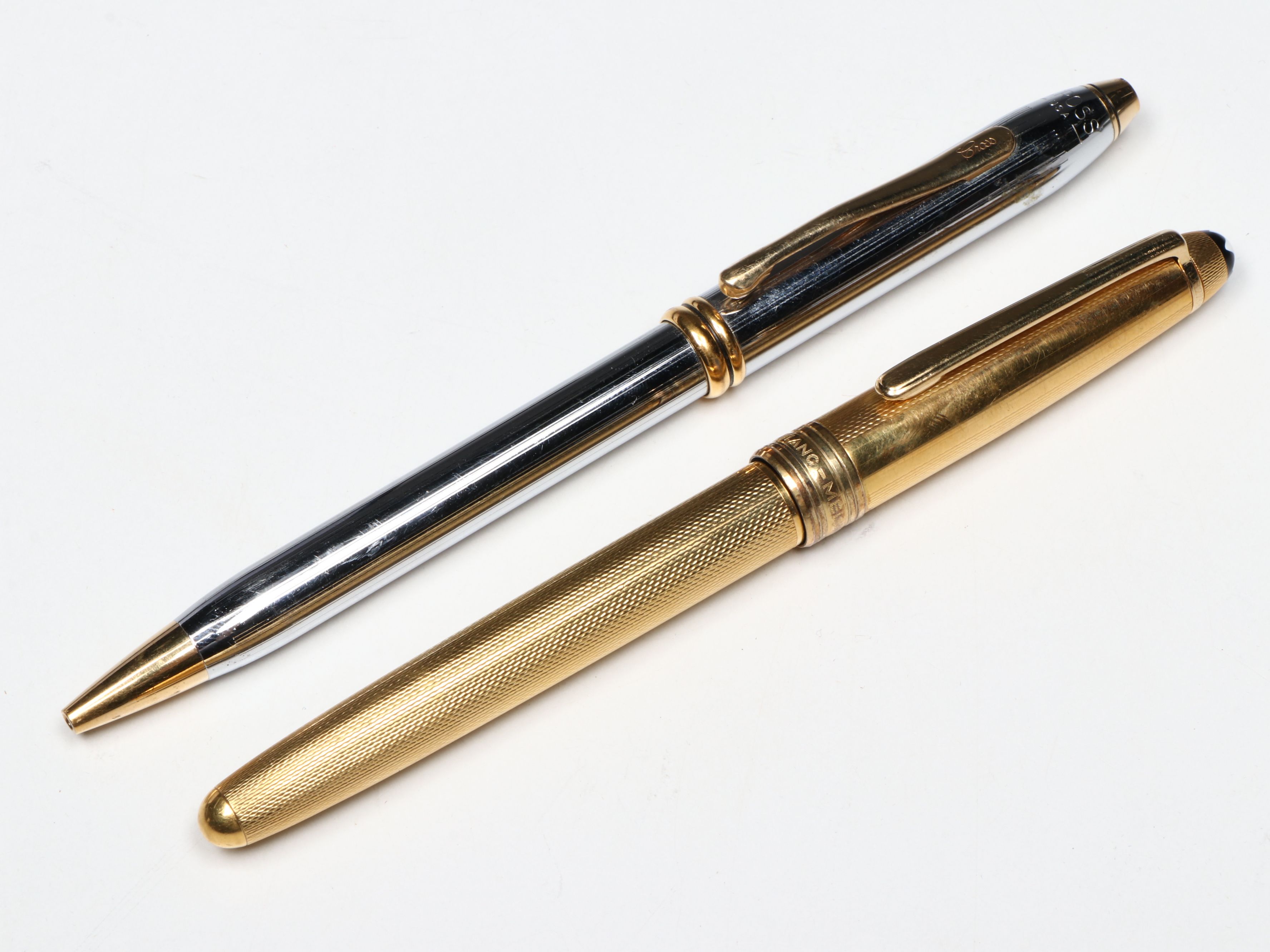 Montblanc "Meisterstück Solitaire" Rollerball Pen with Waterman and Cross Pens