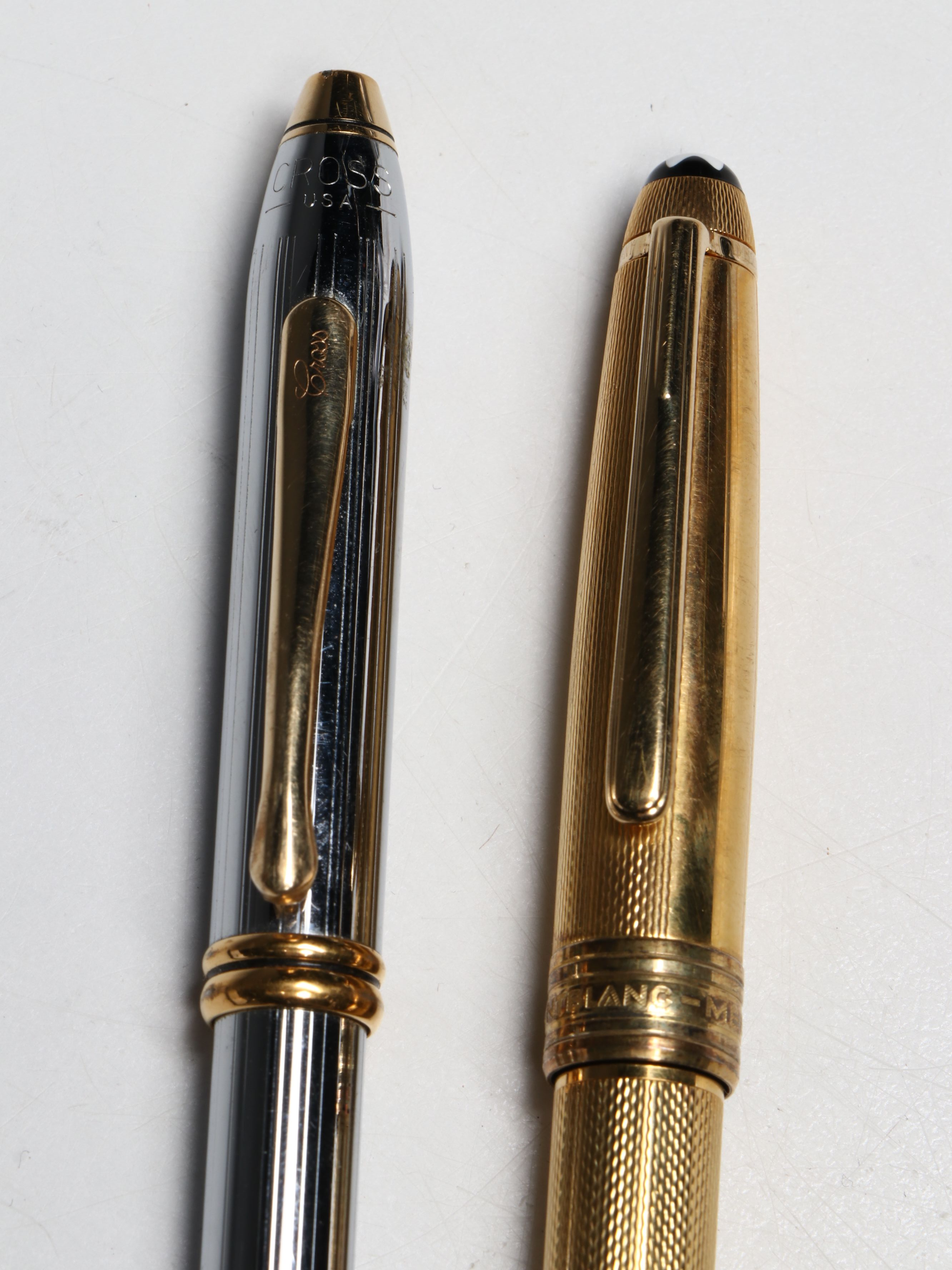 Montblanc "Meisterstück Solitaire" Rollerball Pen with Waterman and Cross Pens