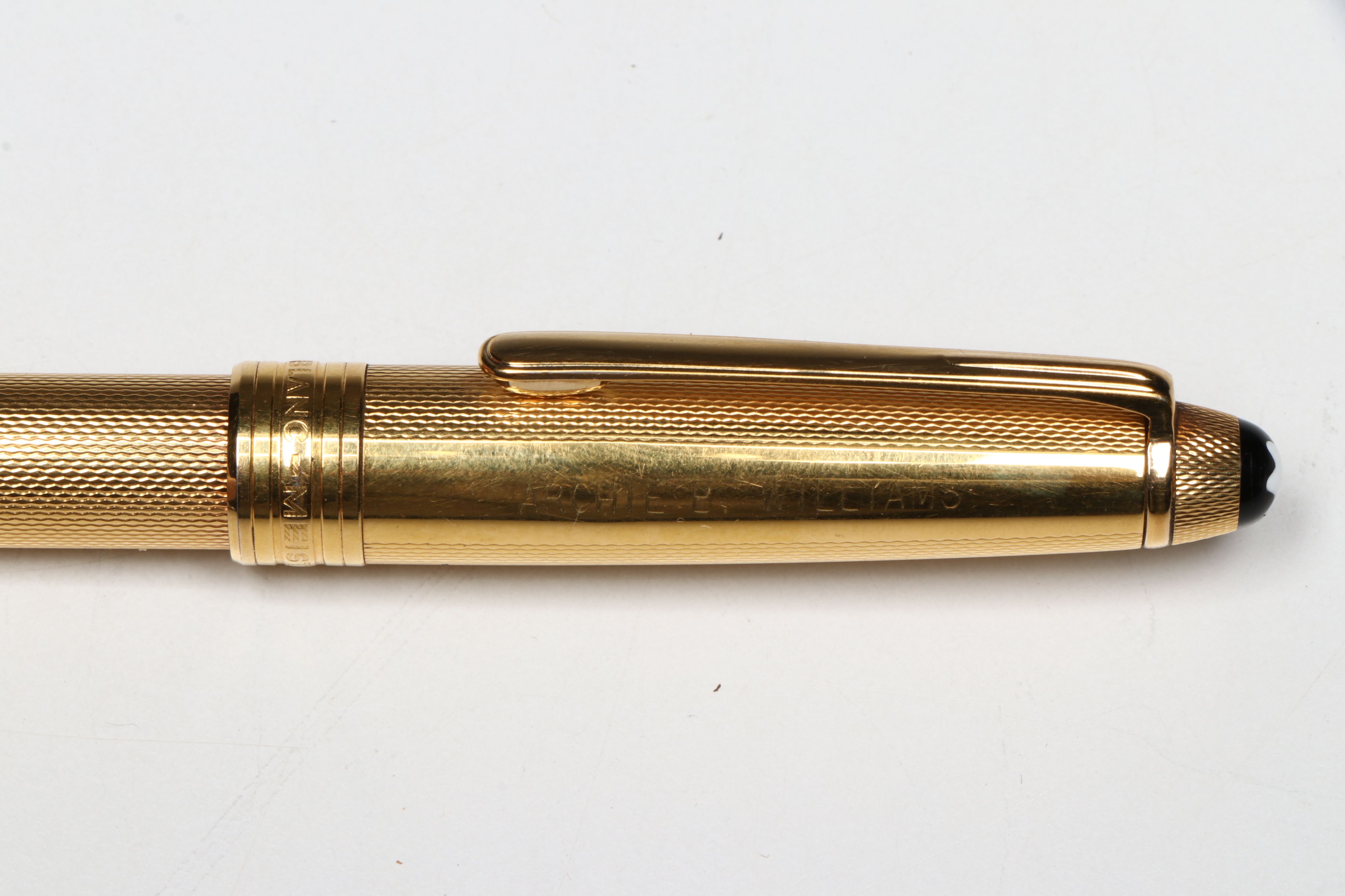 Montblanc Meisterstück "Solitaire" Gold Plate Rollerball Pen